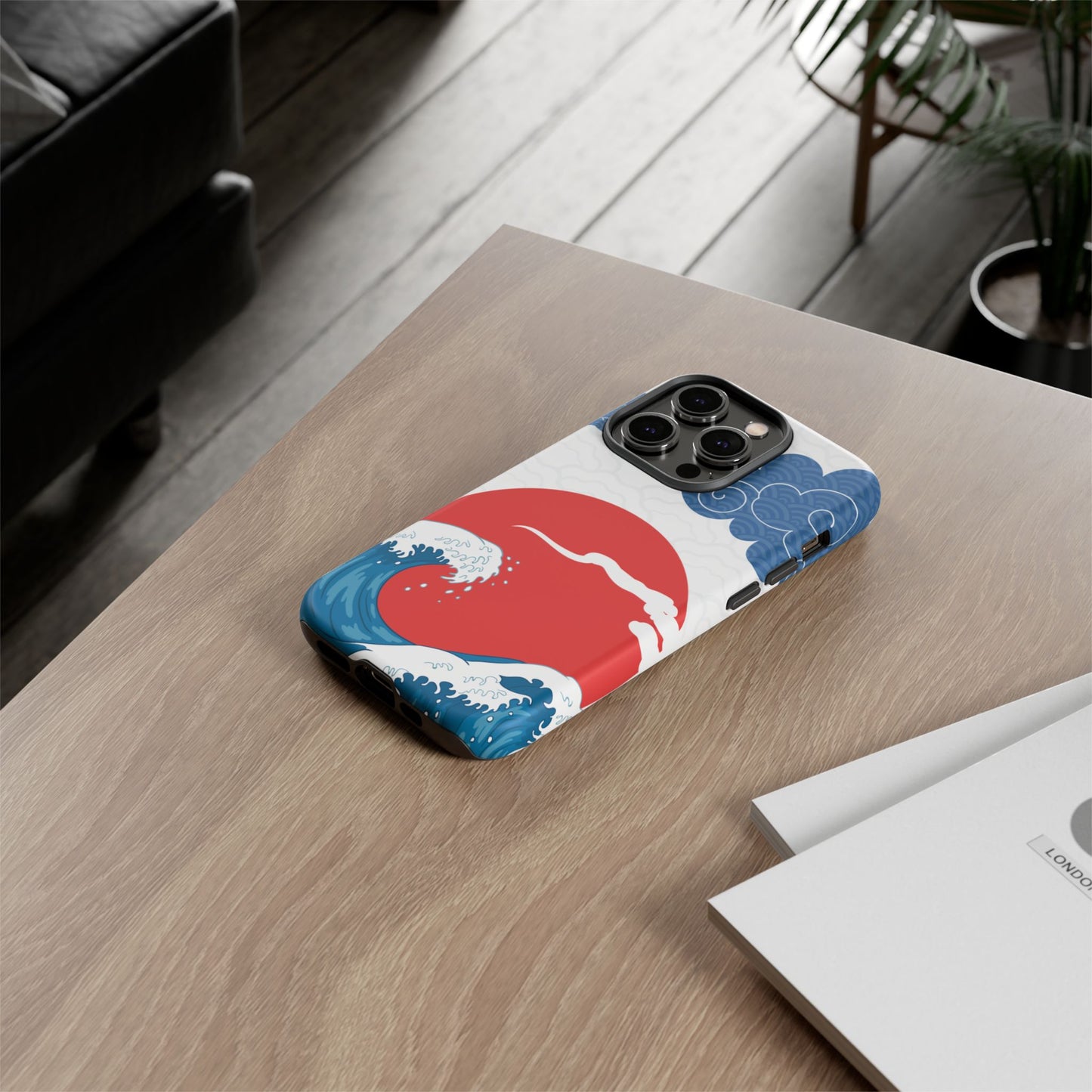 Japanese Wave Phone Case - Tough & Stylish Protection