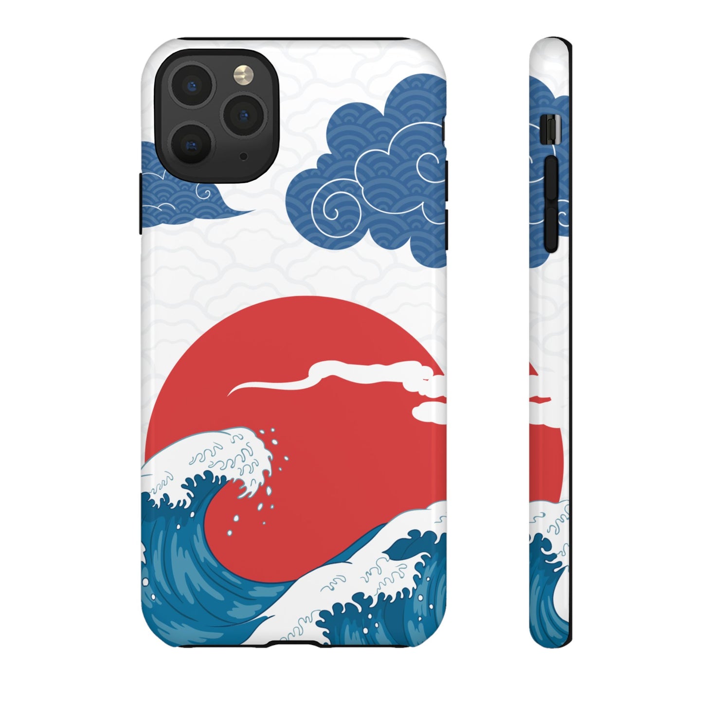 Japanese Wave Phone Case - Tough & Stylish Protection