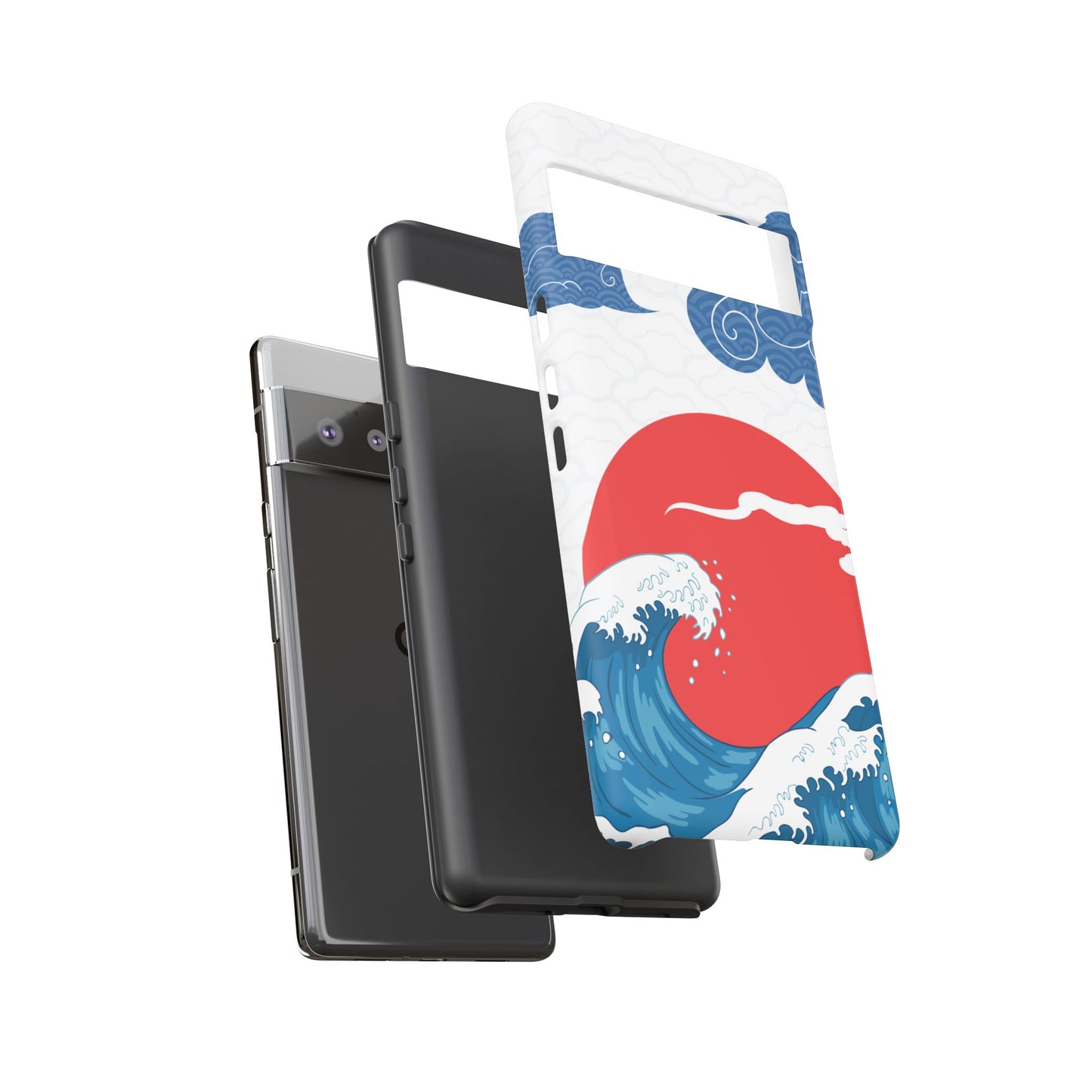 Japanese Wave Phone Case - Tough & Stylish Protection