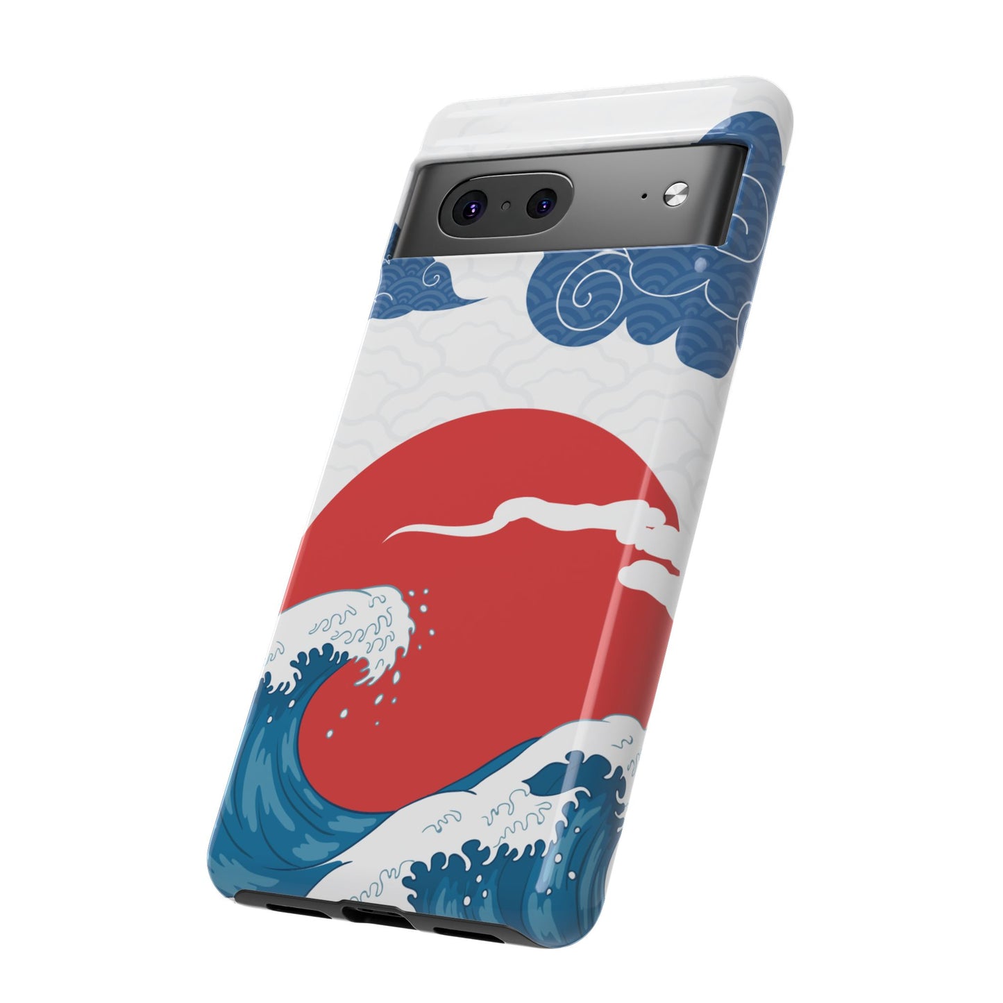 Japanese Wave Phone Case - Tough & Stylish Protection