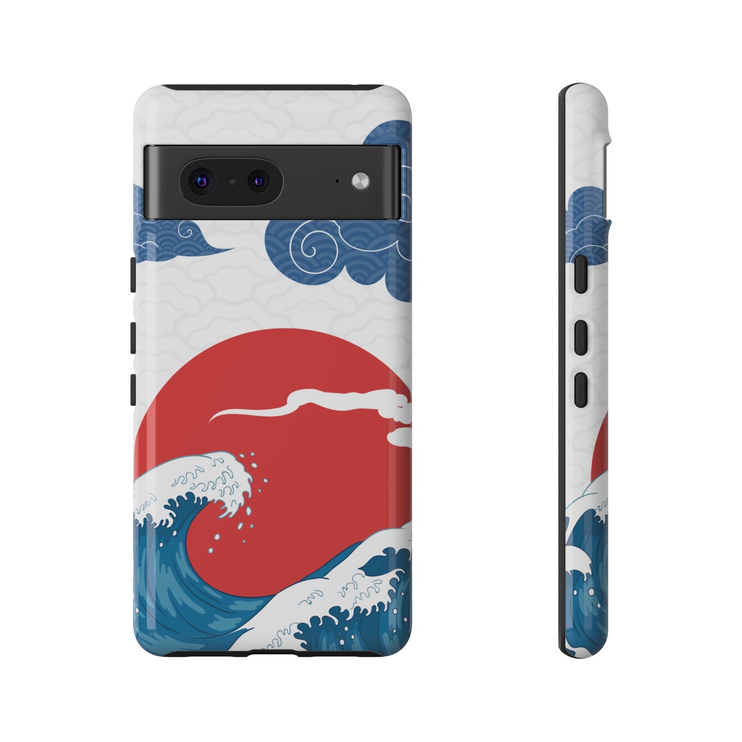 Japanese Wave Phone Case - Tough & Stylish Protection