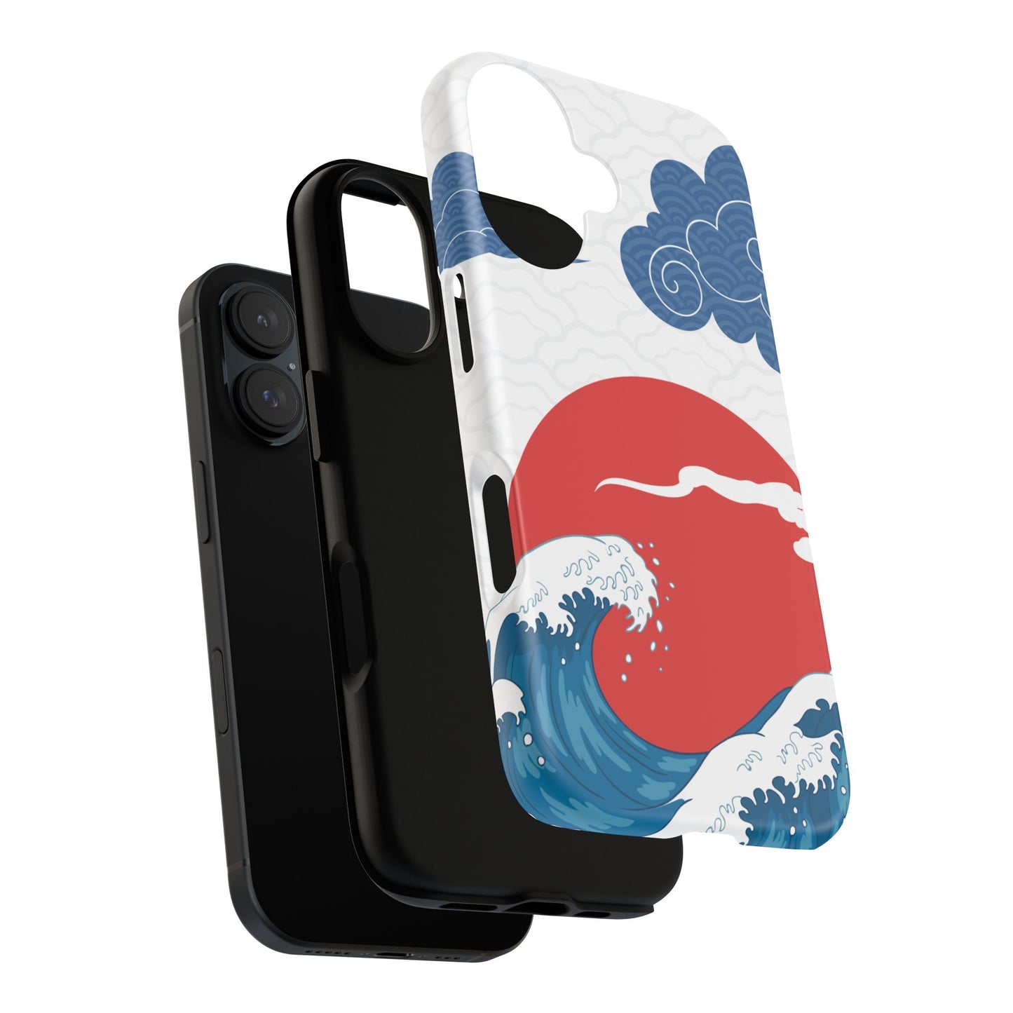 Japanese Wave Phone Case - Tough & Stylish Protection