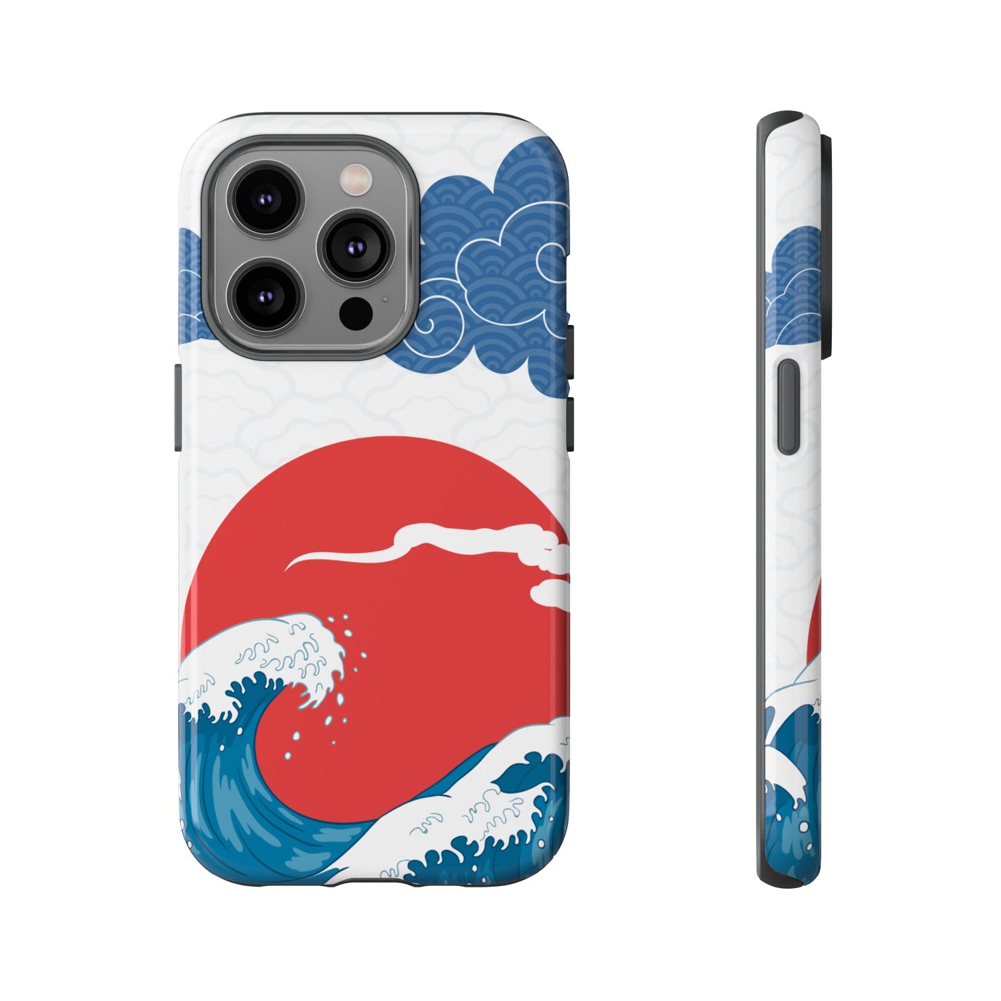 Japanese Wave Phone Case - Tough & Stylish Protection