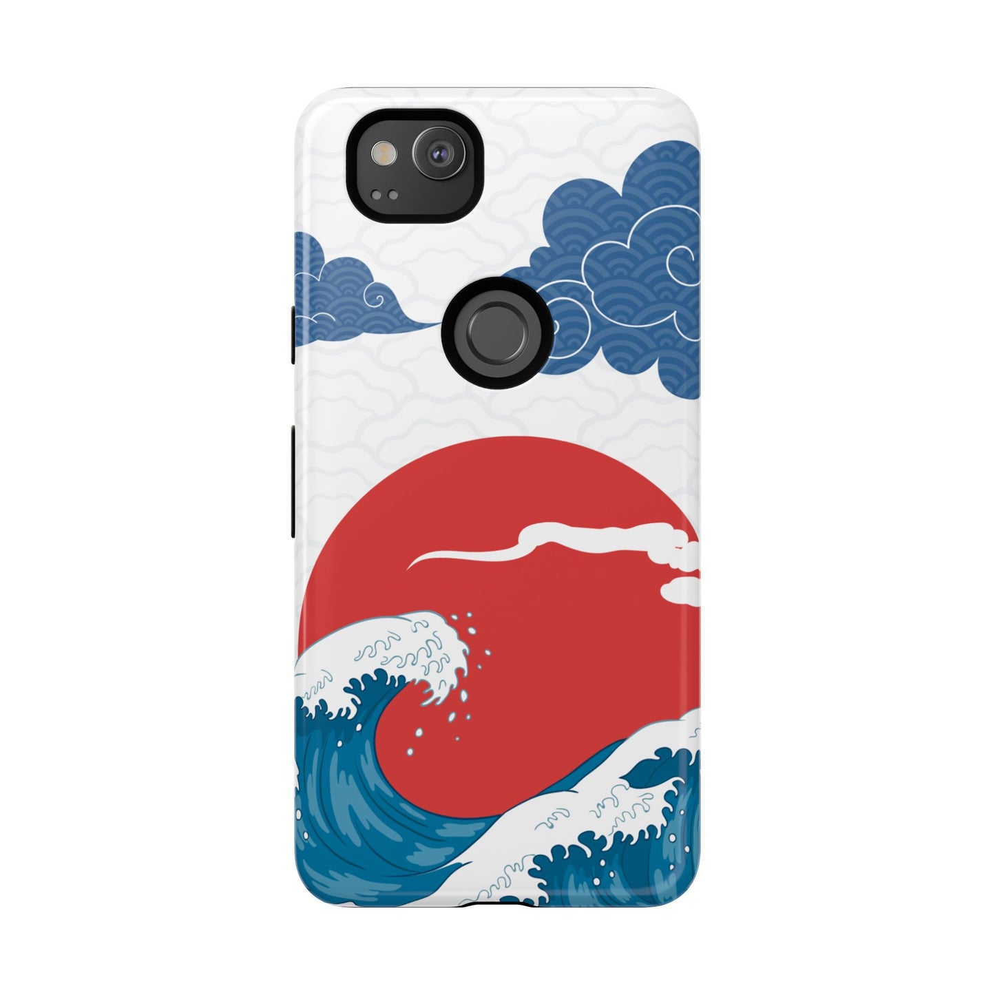 Japanese Wave Phone Case - Tough & Stylish Protection