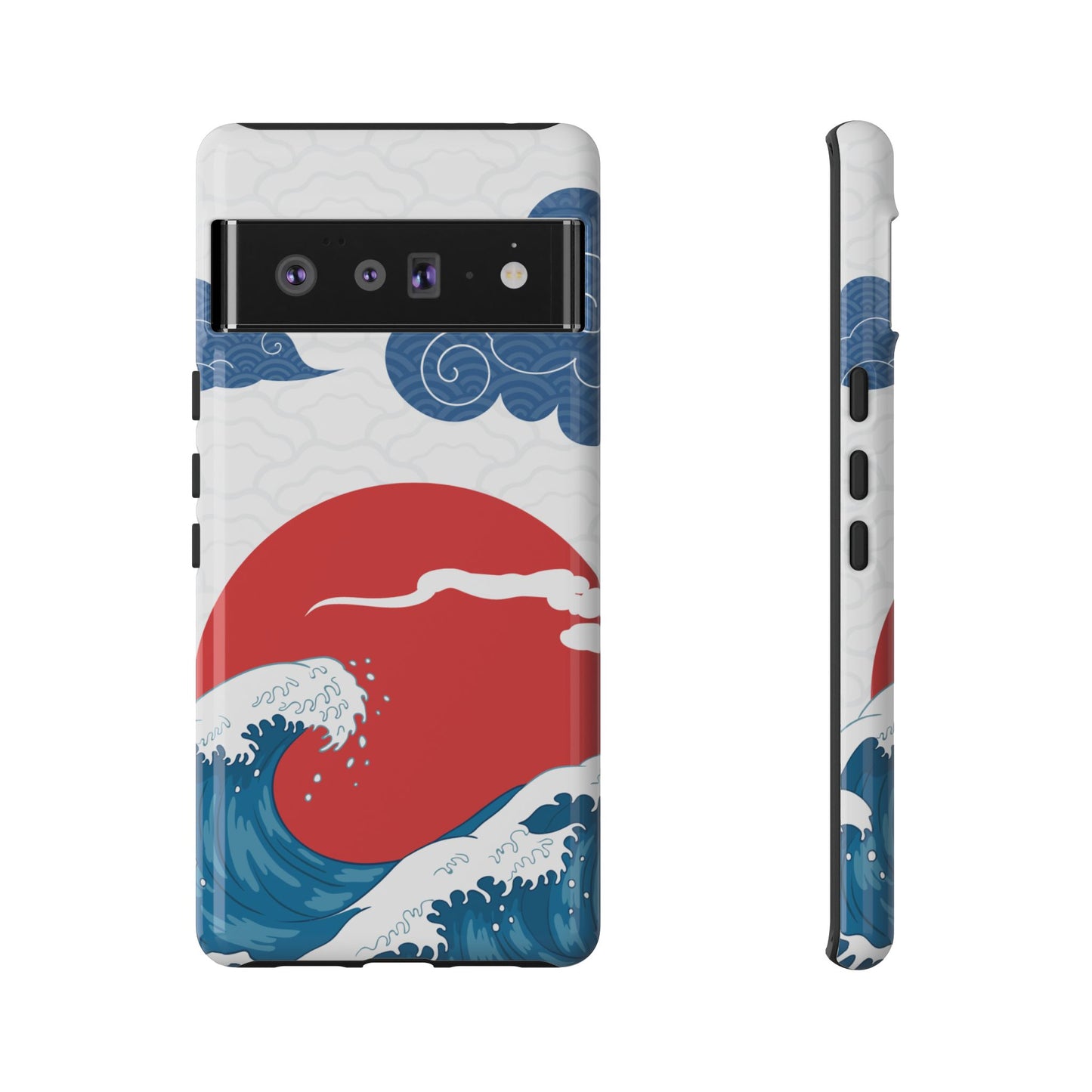 Japanese Wave Phone Case - Tough & Stylish Protection