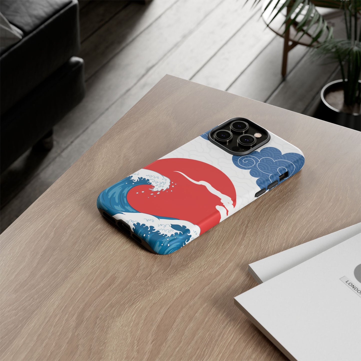 Japanese Wave Phone Case - Tough & Stylish Protection