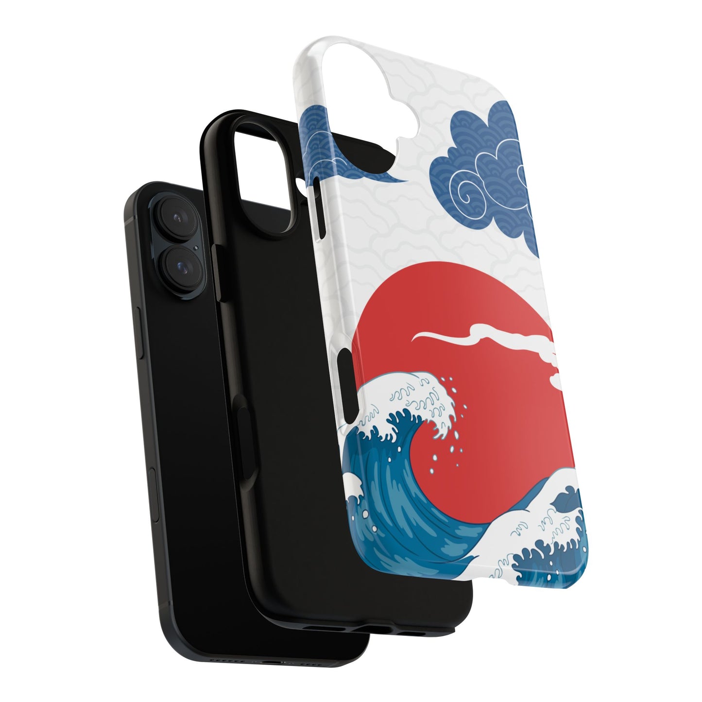 Japanese Wave Phone Case - Tough & Stylish Protection