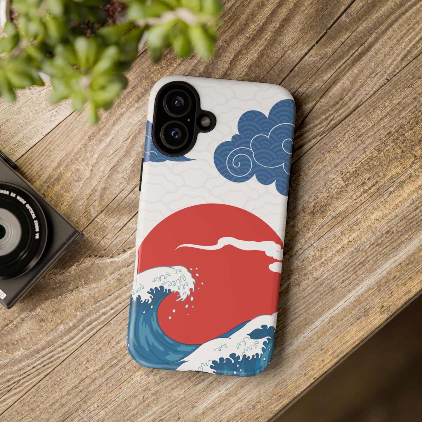 Japanese Wave Phone Case - Tough & Stylish Protection
