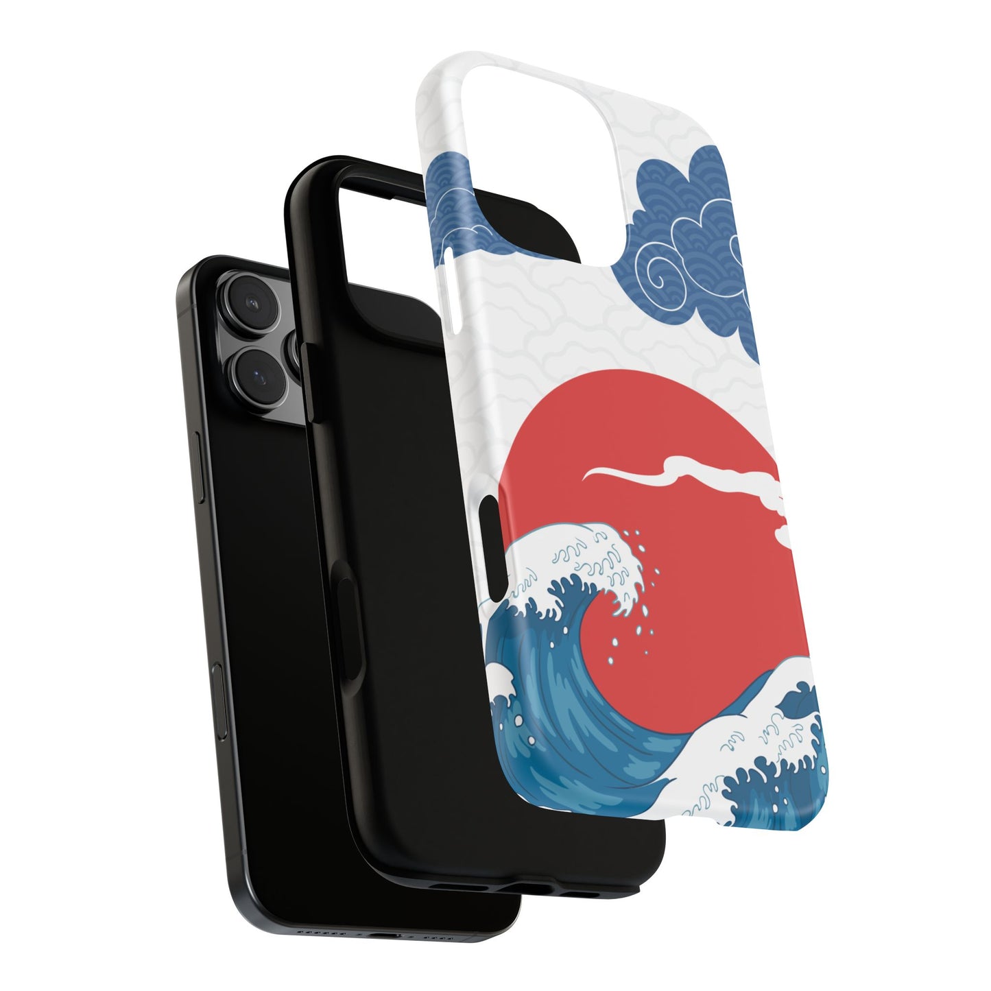 Japanese Wave Phone Case - Tough & Stylish Protection