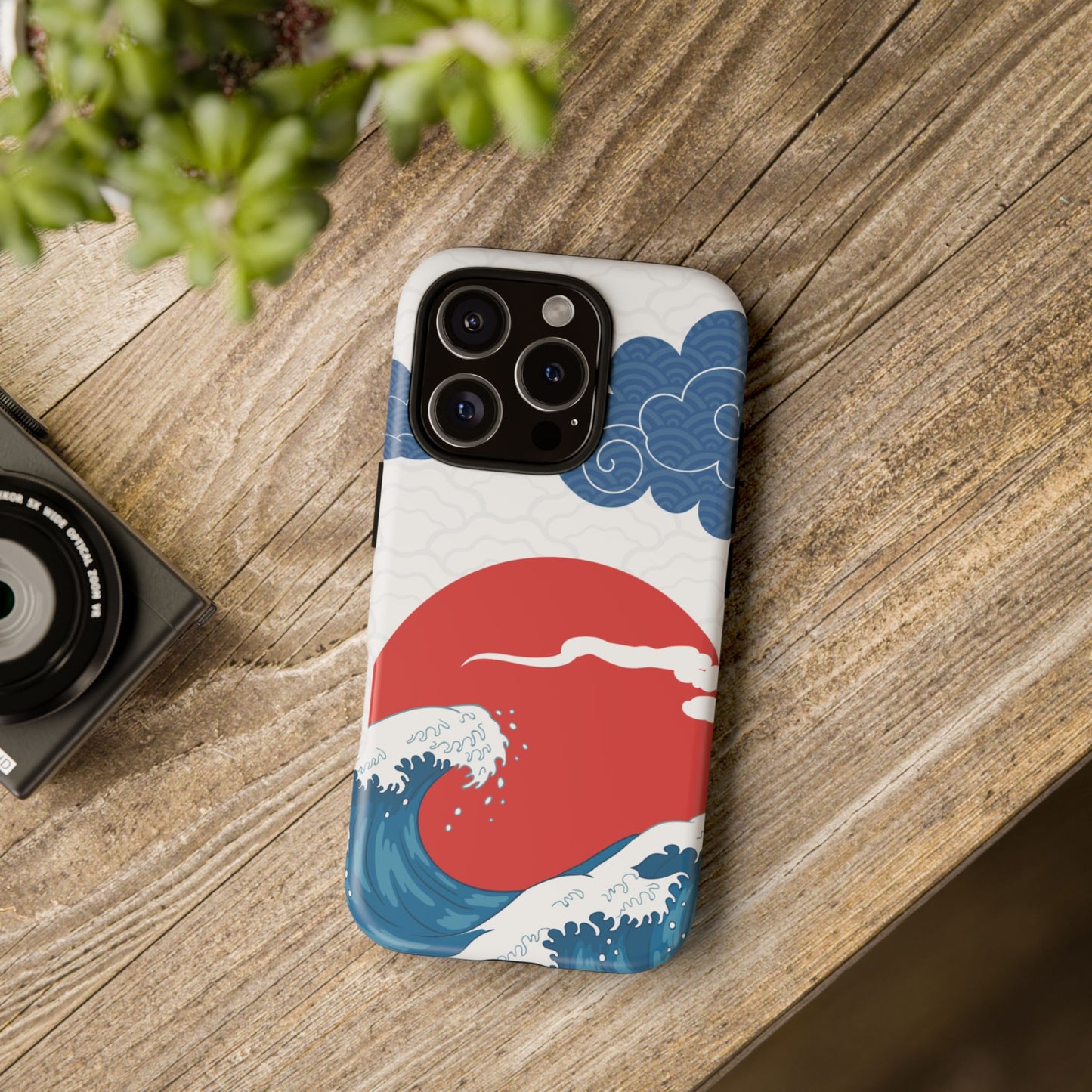 Japanese Wave Phone Case - Tough & Stylish Protection