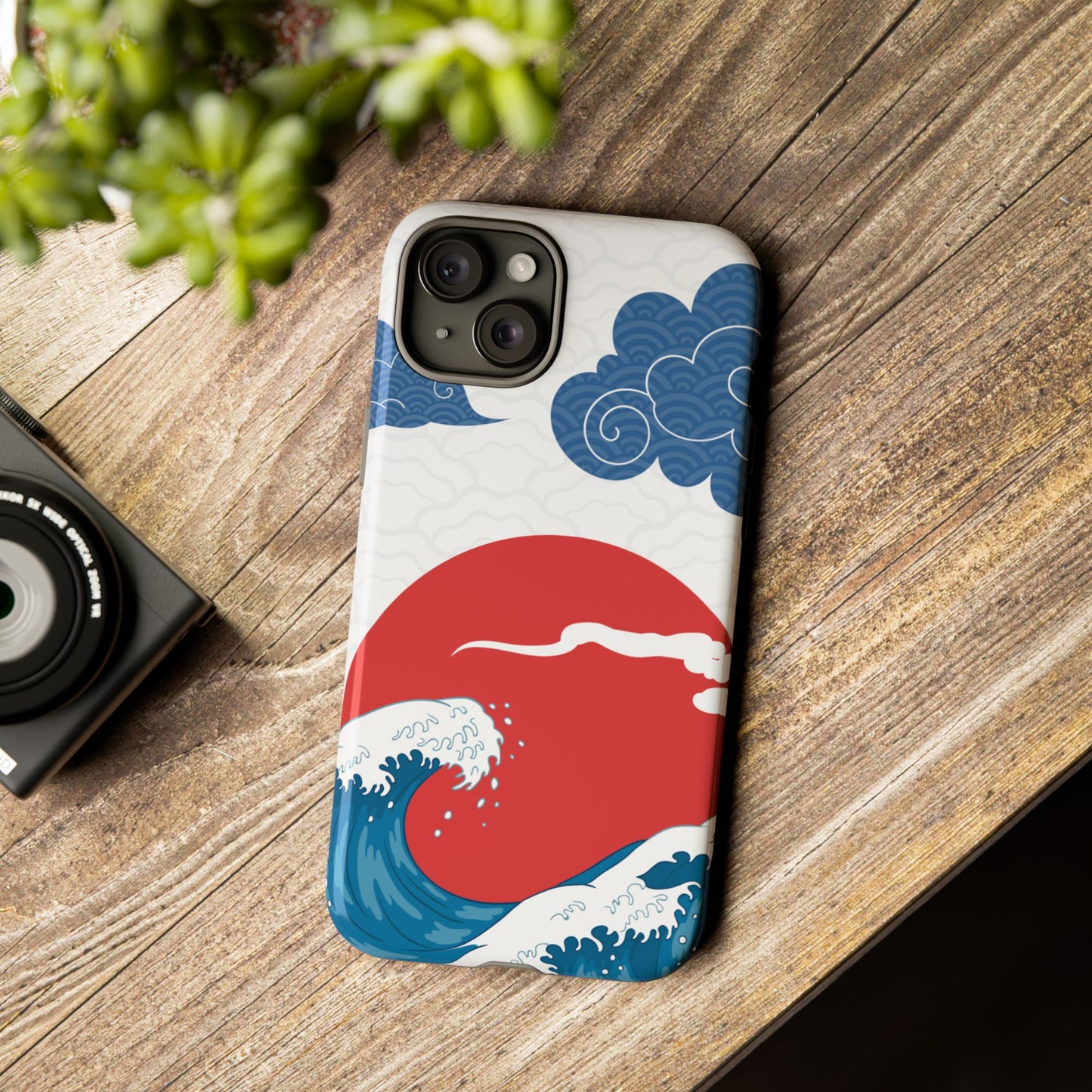 Japanese Wave Phone Case - Tough & Stylish Protection