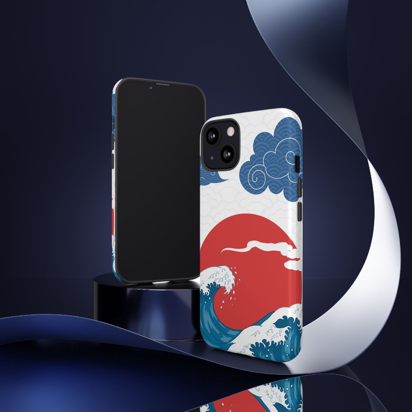 Japanese Wave Phone Case - Tough & Stylish Protection