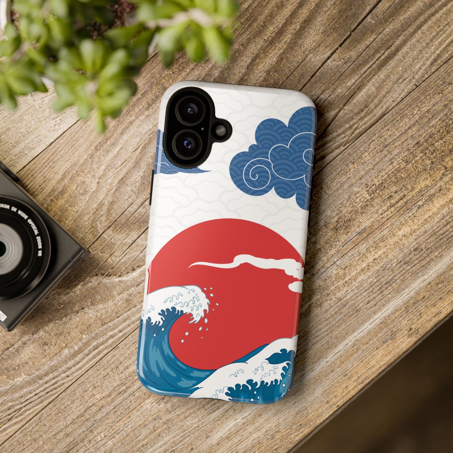 Japanese Wave Phone Case - Tough & Stylish Protection