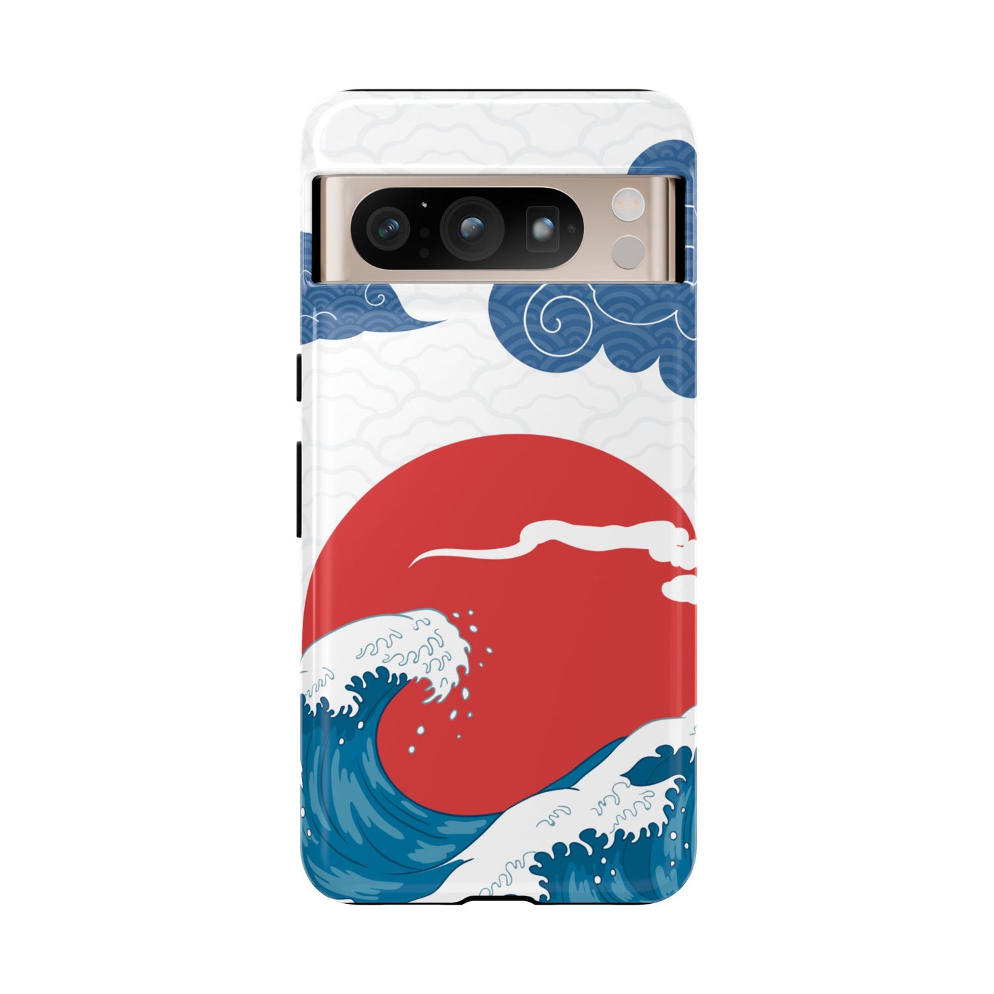 Japanese Wave Phone Case - Tough & Stylish Protection