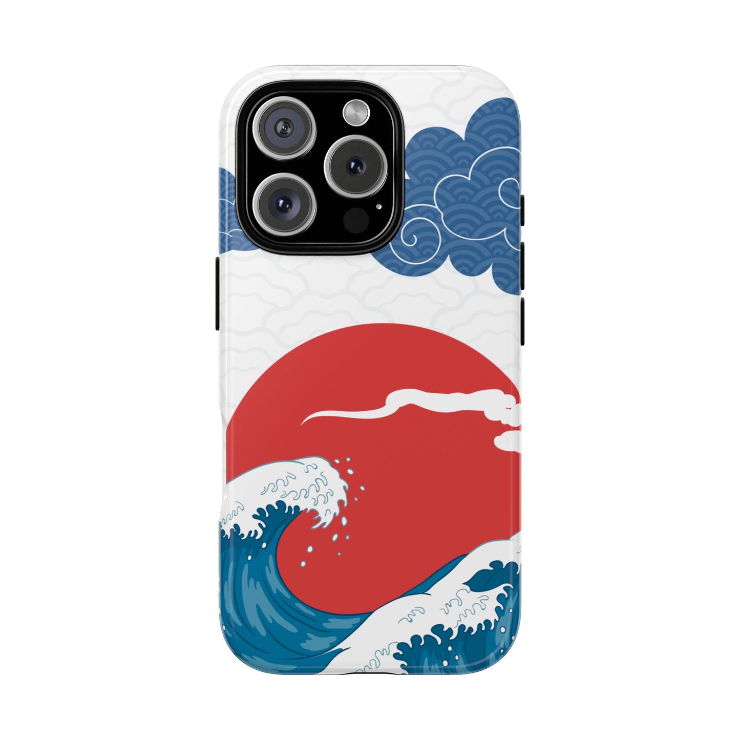 Japanese Wave Phone Case - Tough & Stylish Protection
