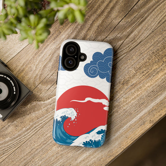 Japanese Wave Phone Case - Tough & Stylish Protection