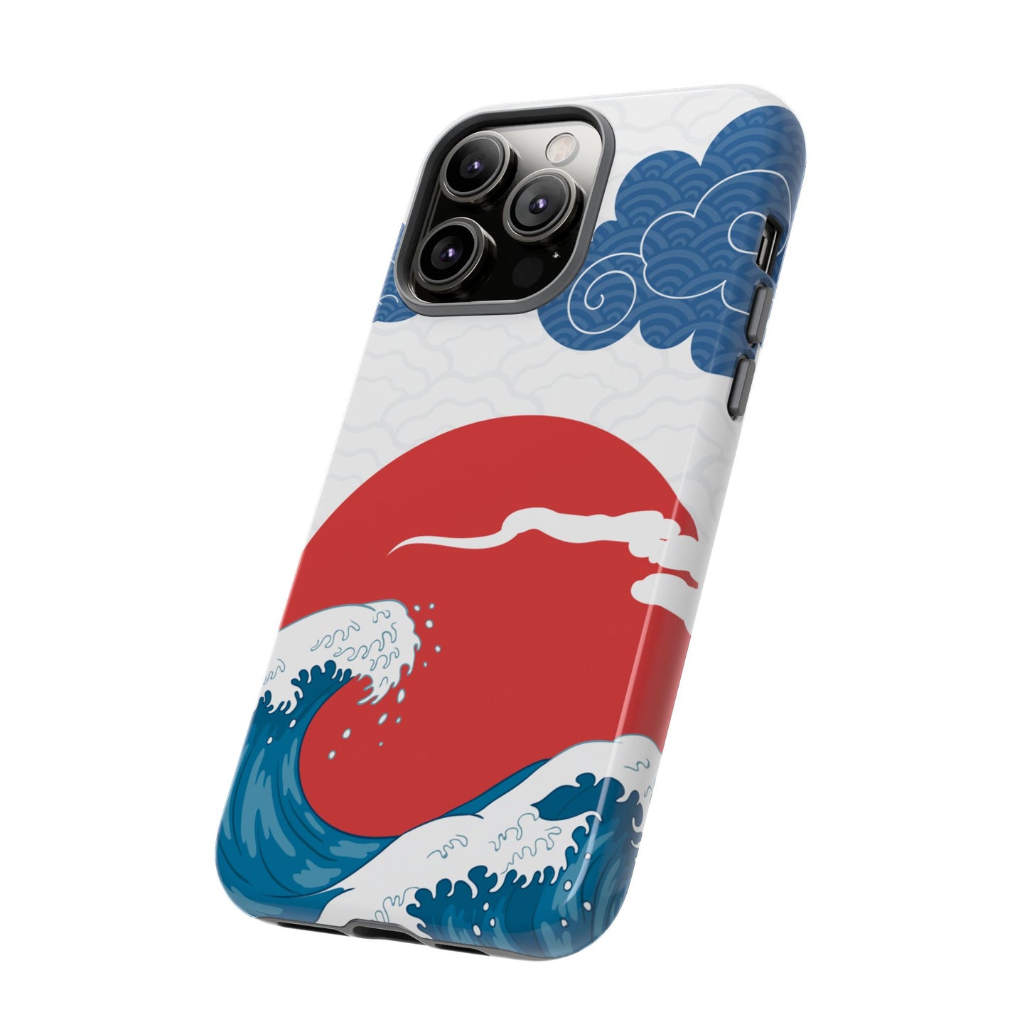 Japanese Wave Phone Case - Tough & Stylish Protection