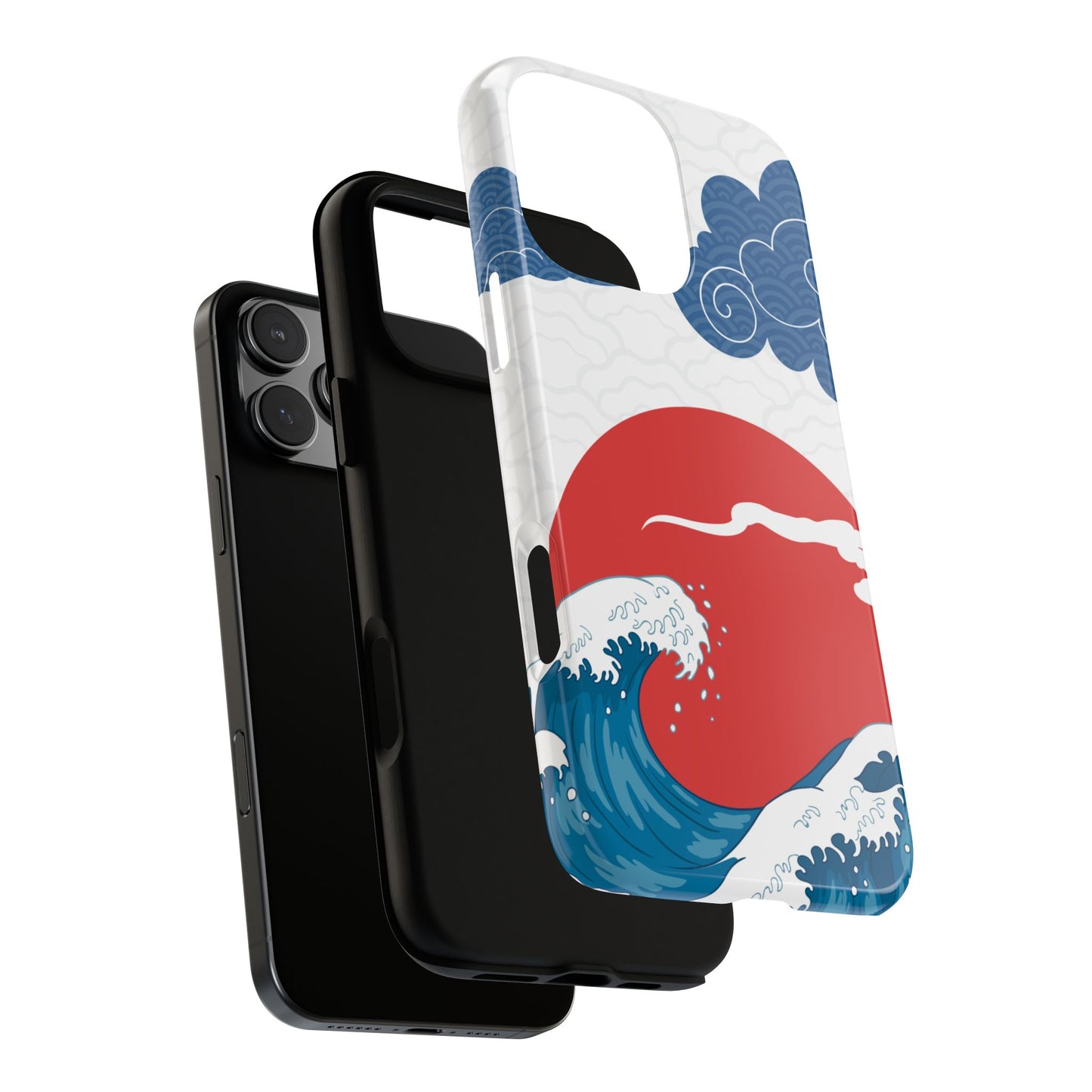 Japanese Wave Phone Case - Tough & Stylish Protection