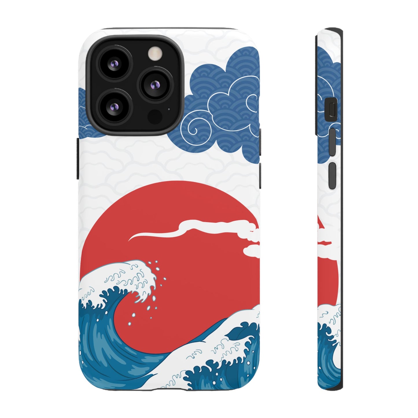 Japanese Wave Phone Case - Tough & Stylish Protection
