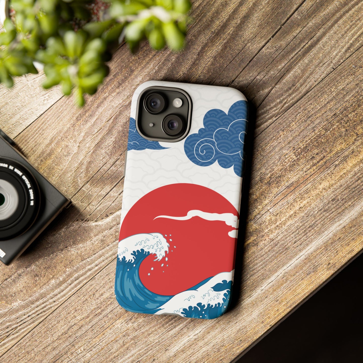 Japanese Wave Phone Case - Tough & Stylish Protection