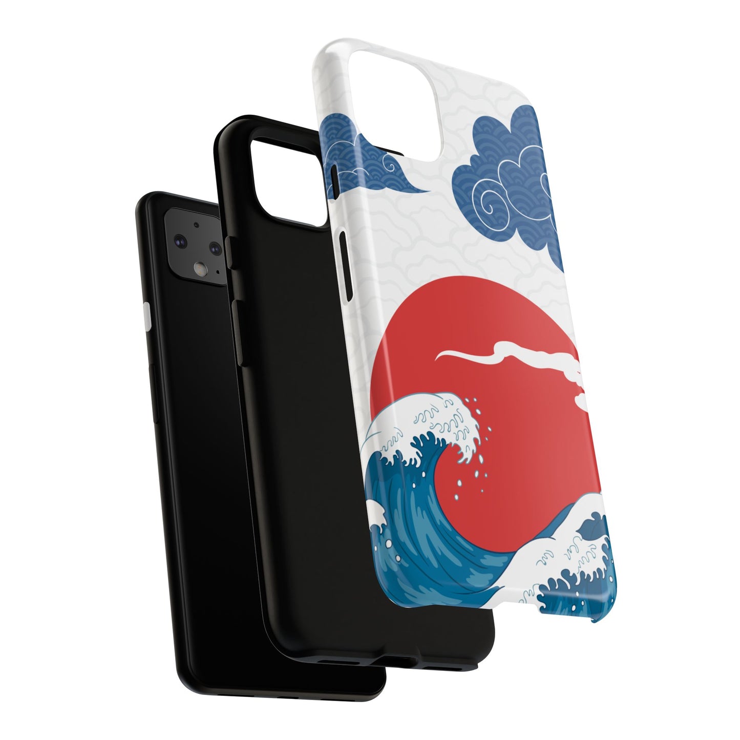 Japanese Wave Phone Case - Tough & Stylish Protection