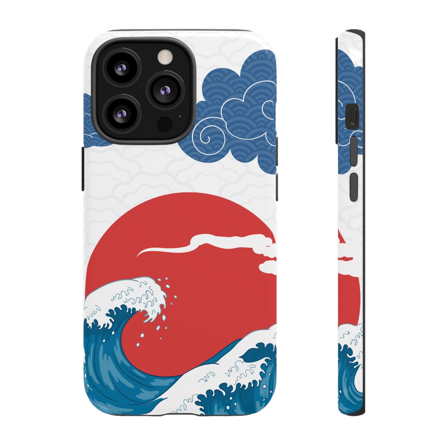 Japanese Wave Phone Case - Tough & Stylish Protection