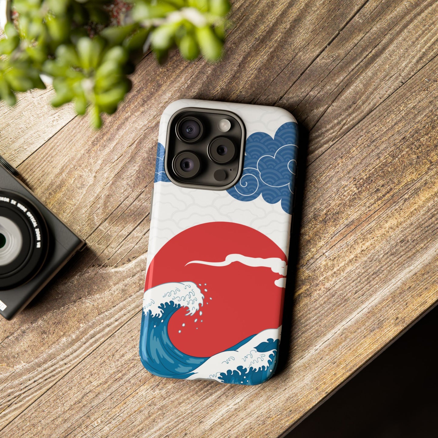 Japanese Wave Phone Case - Tough & Stylish Protection
