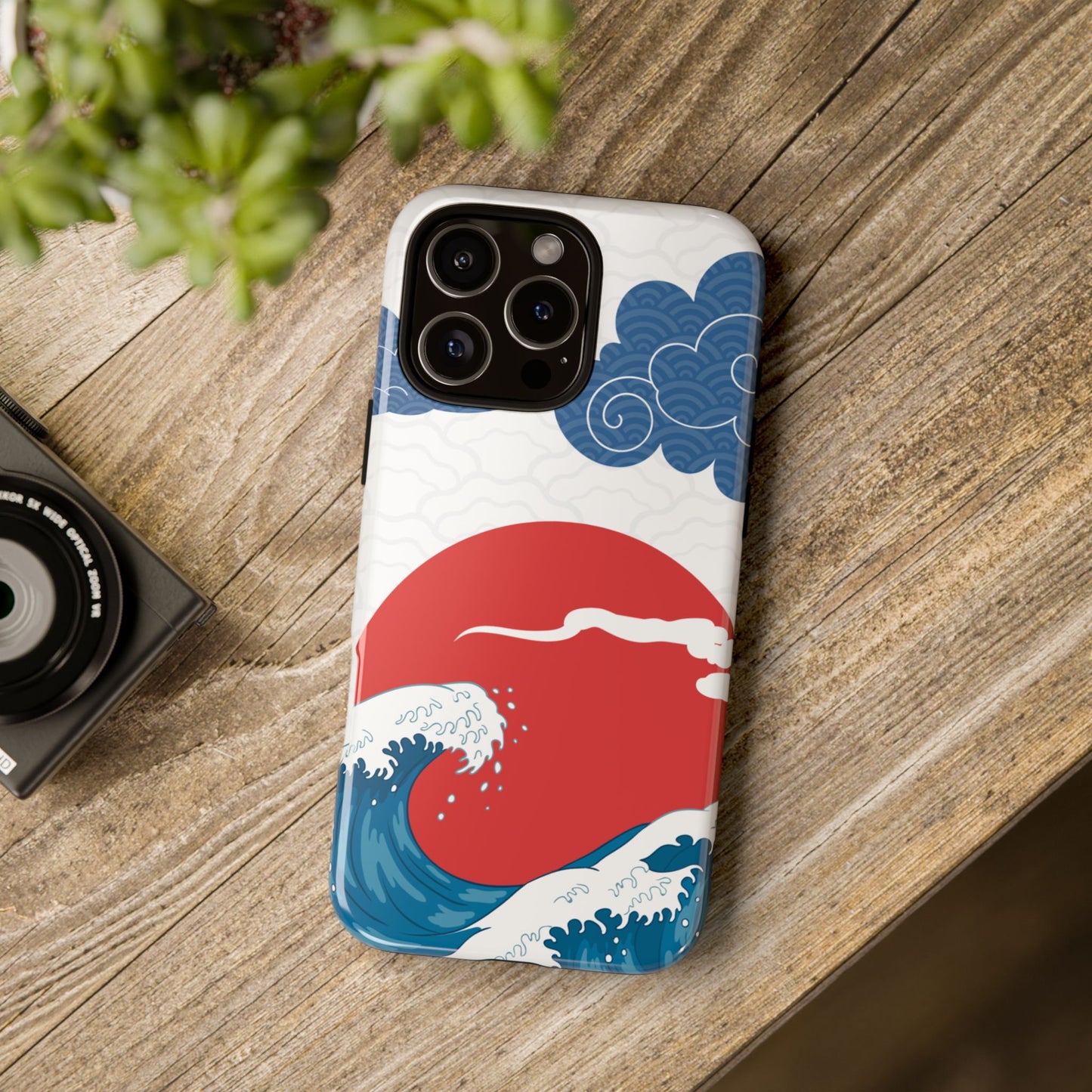 Japanese Wave Phone Case - Tough & Stylish Protection