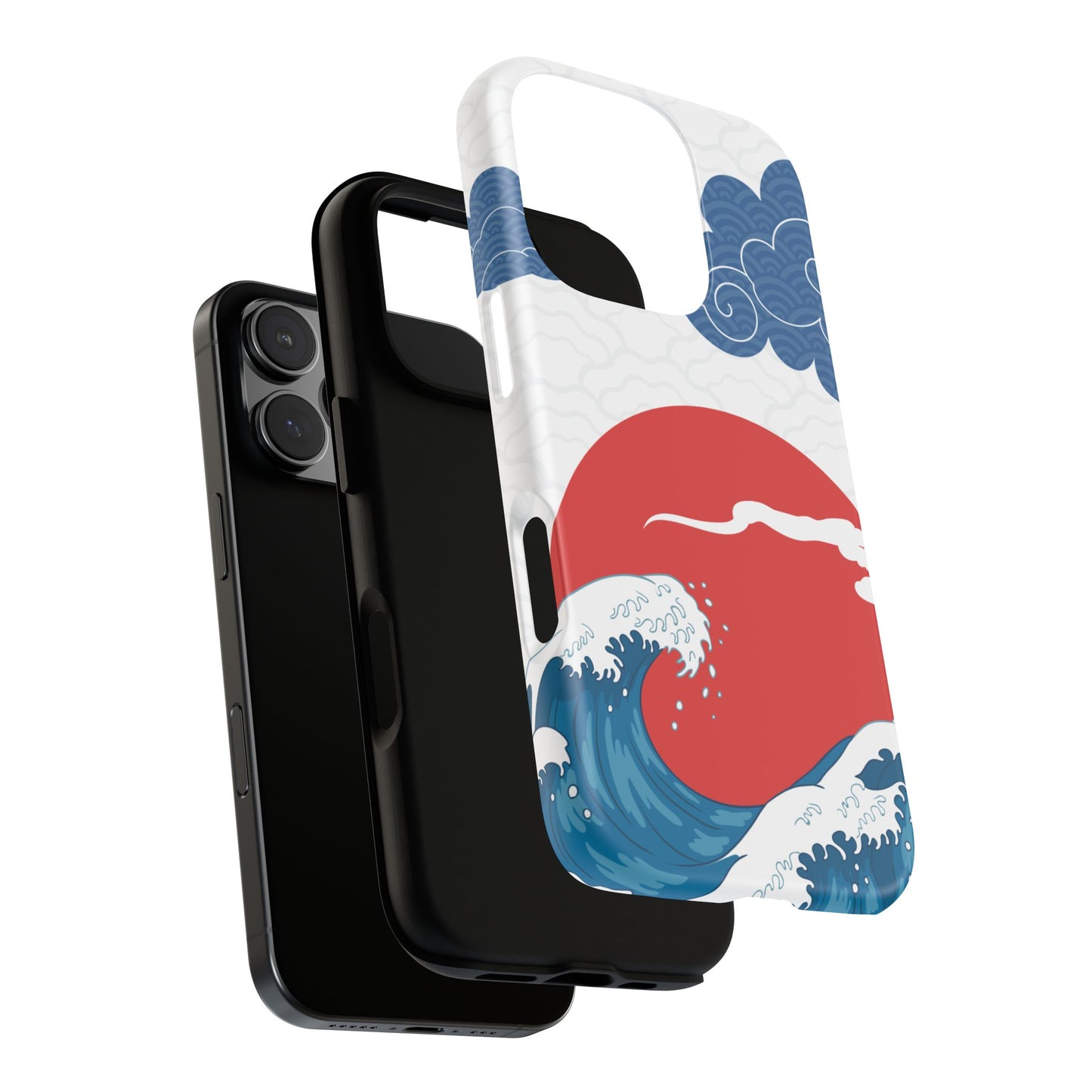 Japanese Wave Phone Case - Tough & Stylish Protection