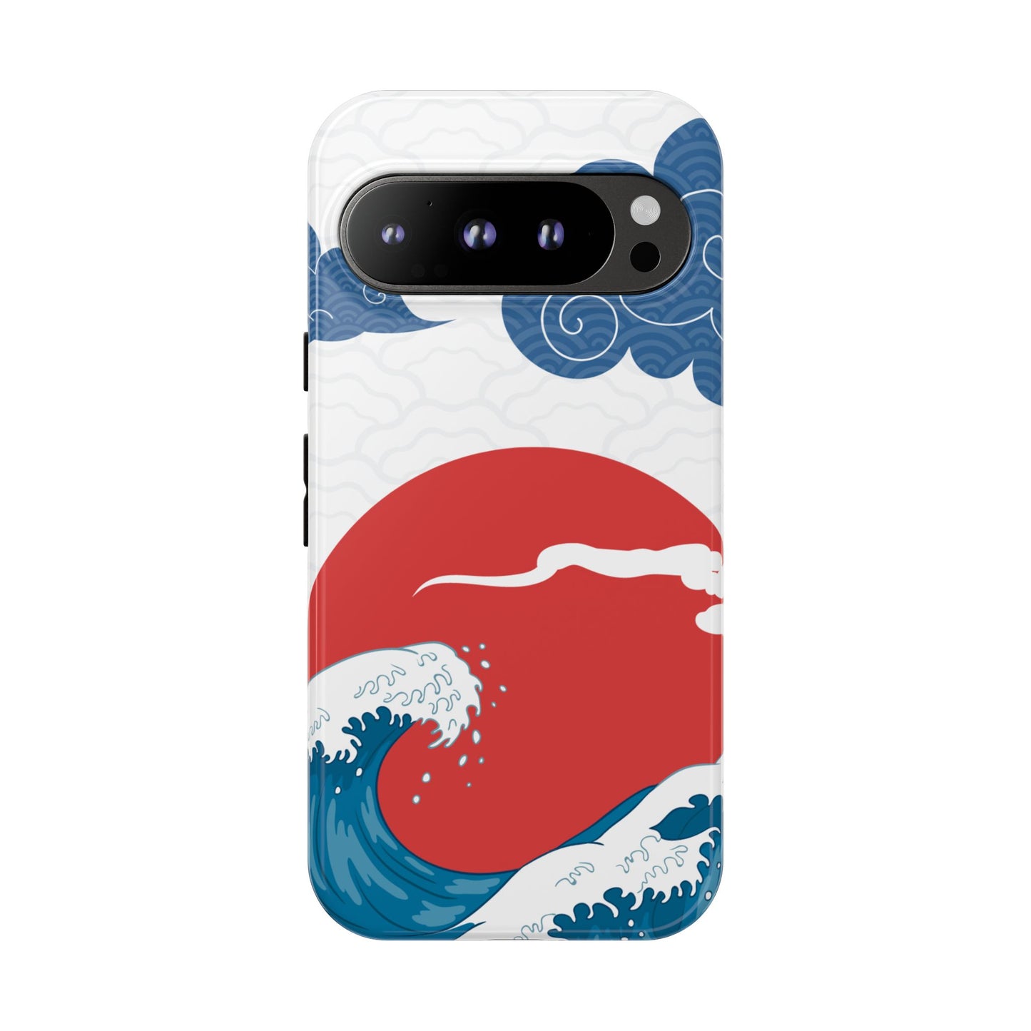 Japanese Wave Phone Case - Tough & Stylish Protection
