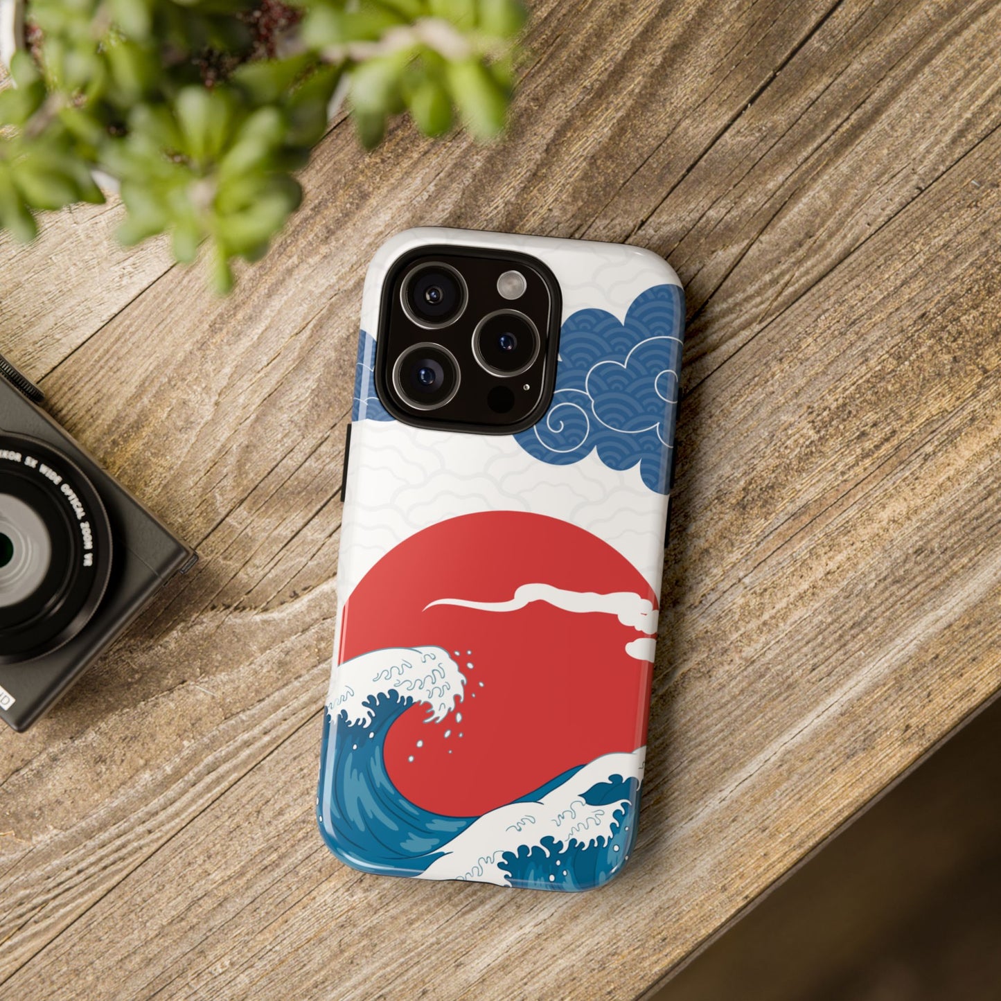 Japanese Wave Phone Case - Tough & Stylish Protection