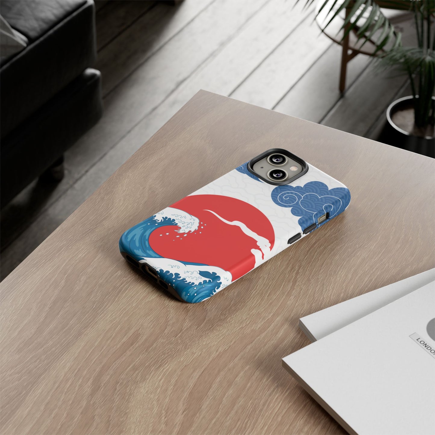 Japanese Wave Phone Case - Tough & Stylish Protection