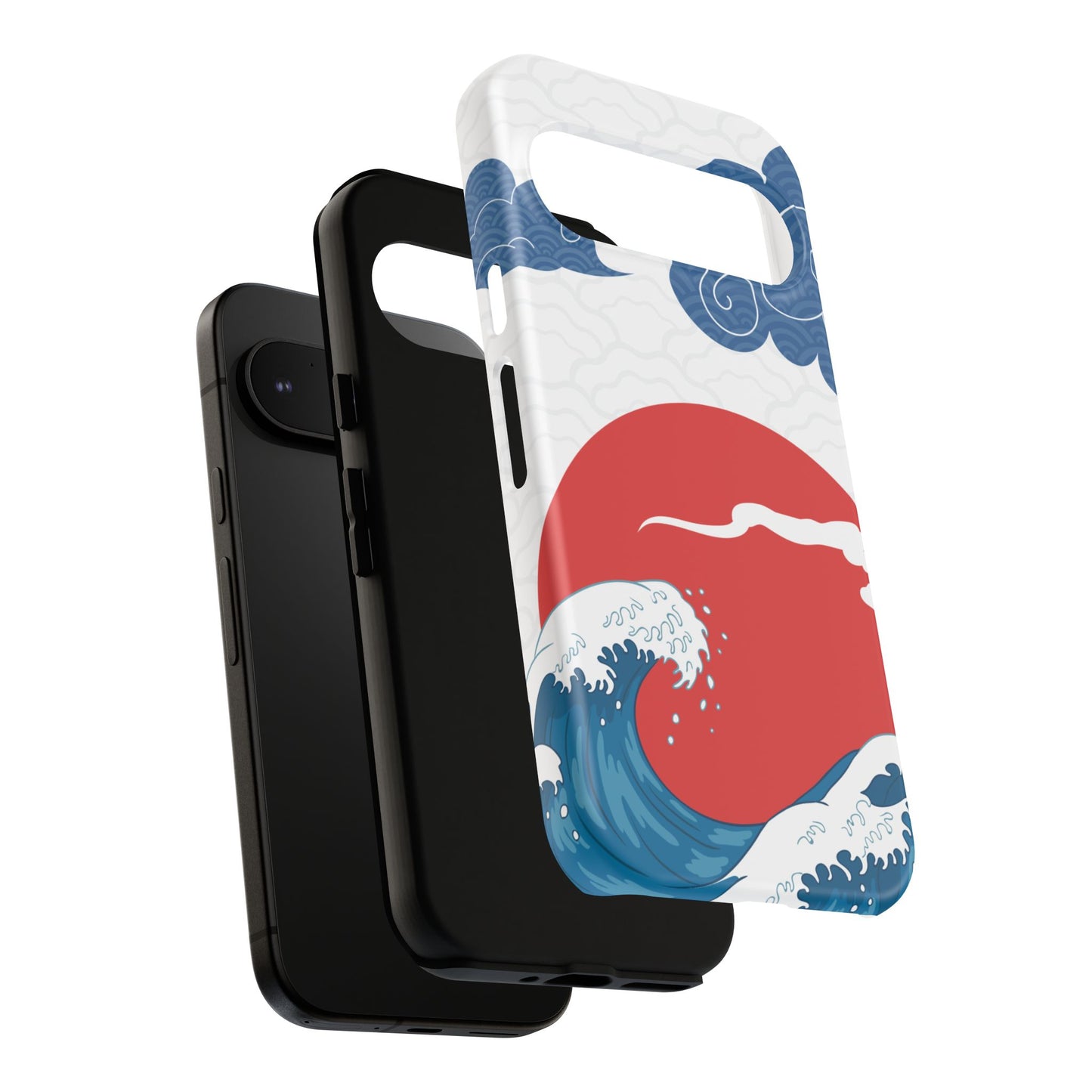 Japanese Wave Phone Case - Tough & Stylish Protection