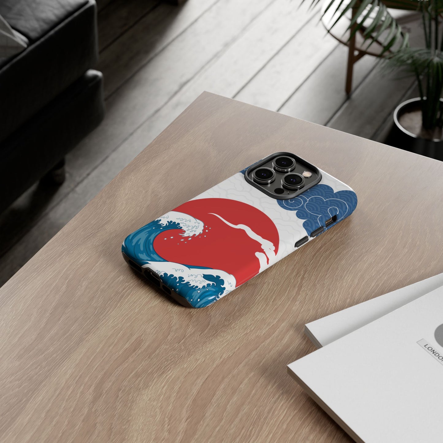 Japanese Wave Phone Case - Tough & Stylish Protection