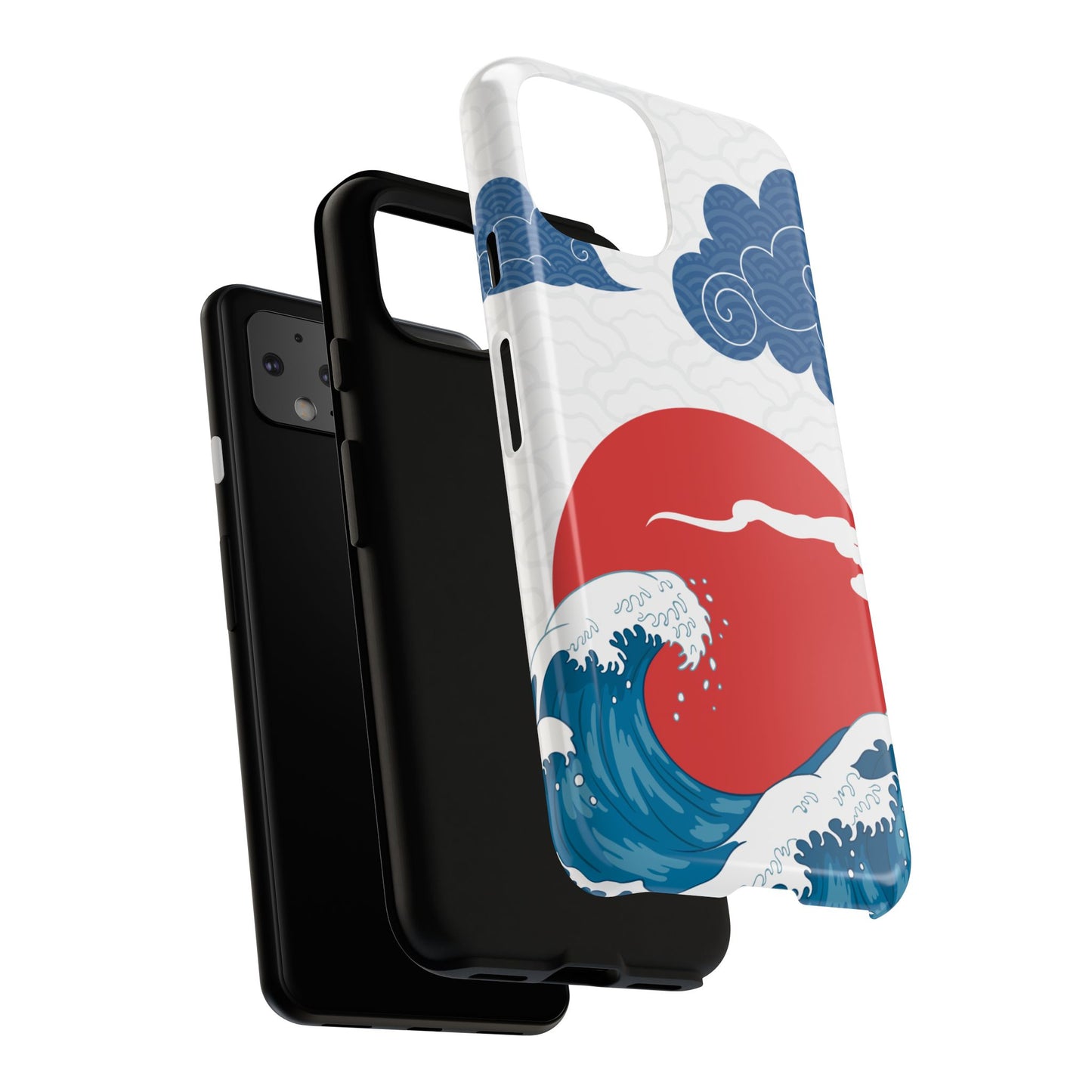 Japanese Wave Phone Case - Tough & Stylish Protection