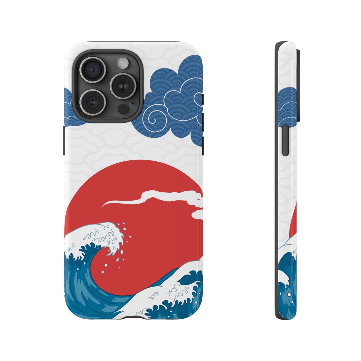 Japanese Wave Phone Case - Tough & Stylish Protection