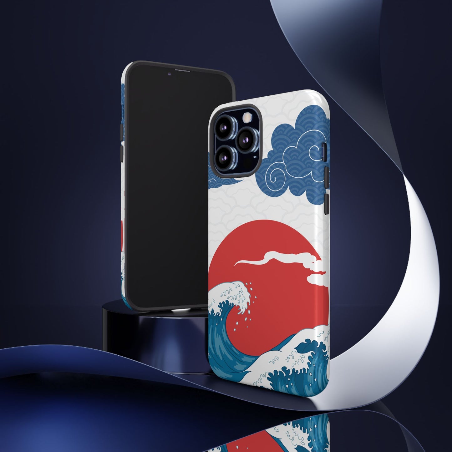 Japanese Wave Phone Case - Tough & Stylish Protection
