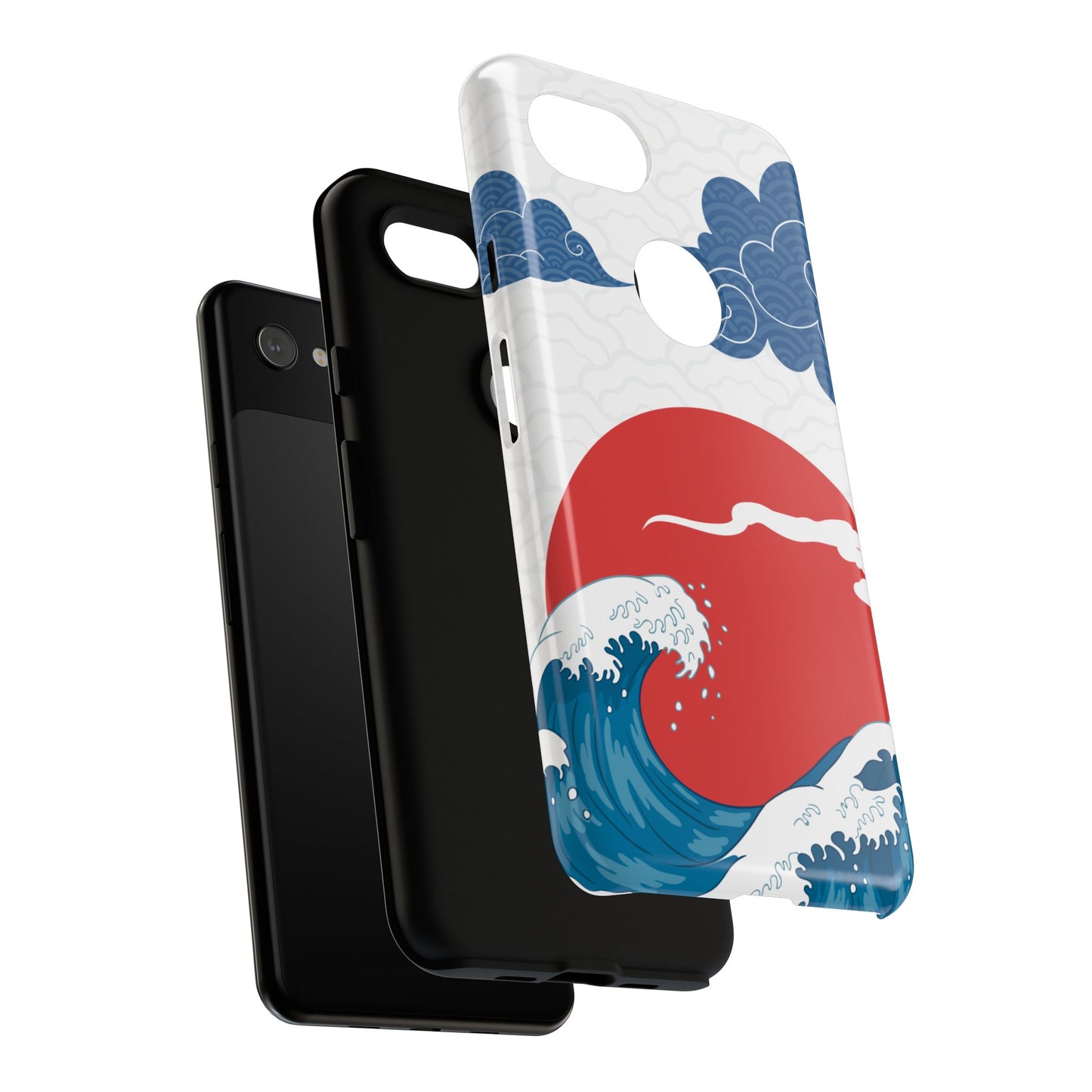 Japanese Wave Phone Case - Tough & Stylish Protection
