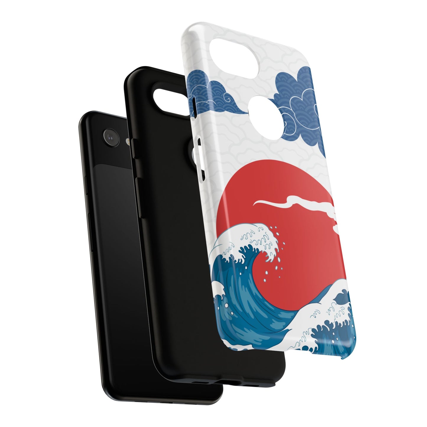 Japanese Wave Phone Case - Tough & Stylish Protection
