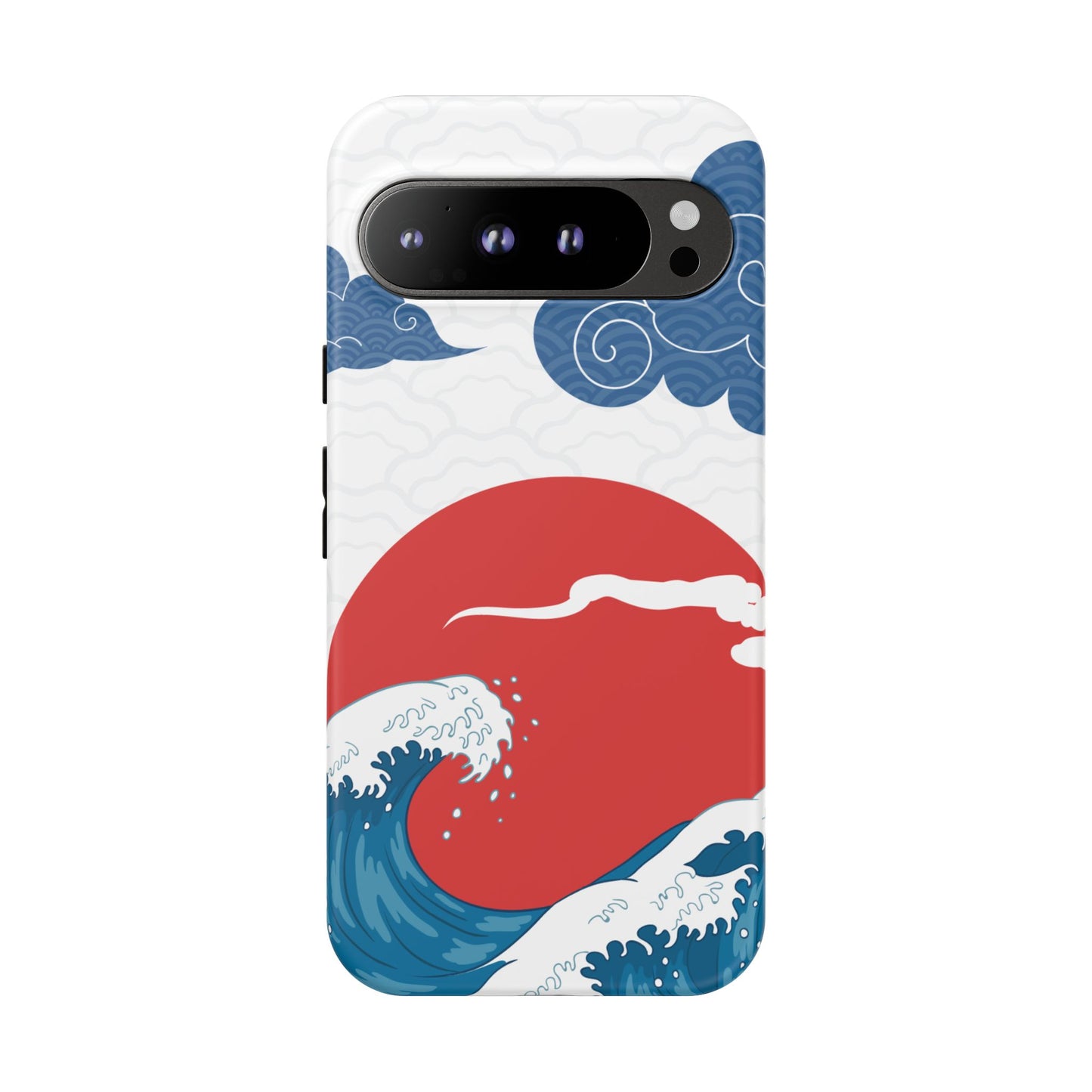 Japanese Wave Phone Case - Tough & Stylish Protection