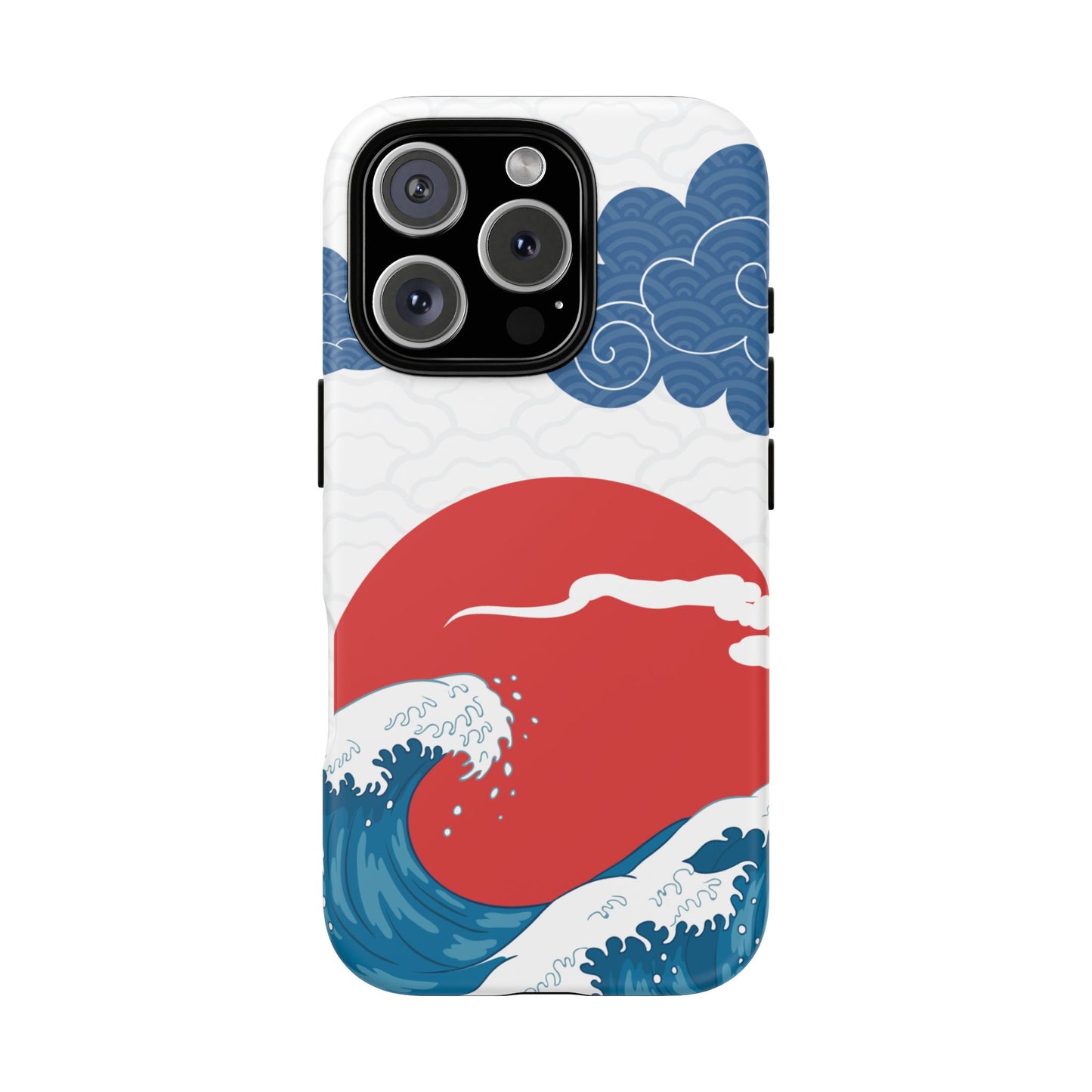 Japanese Wave Phone Case - Tough & Stylish Protection