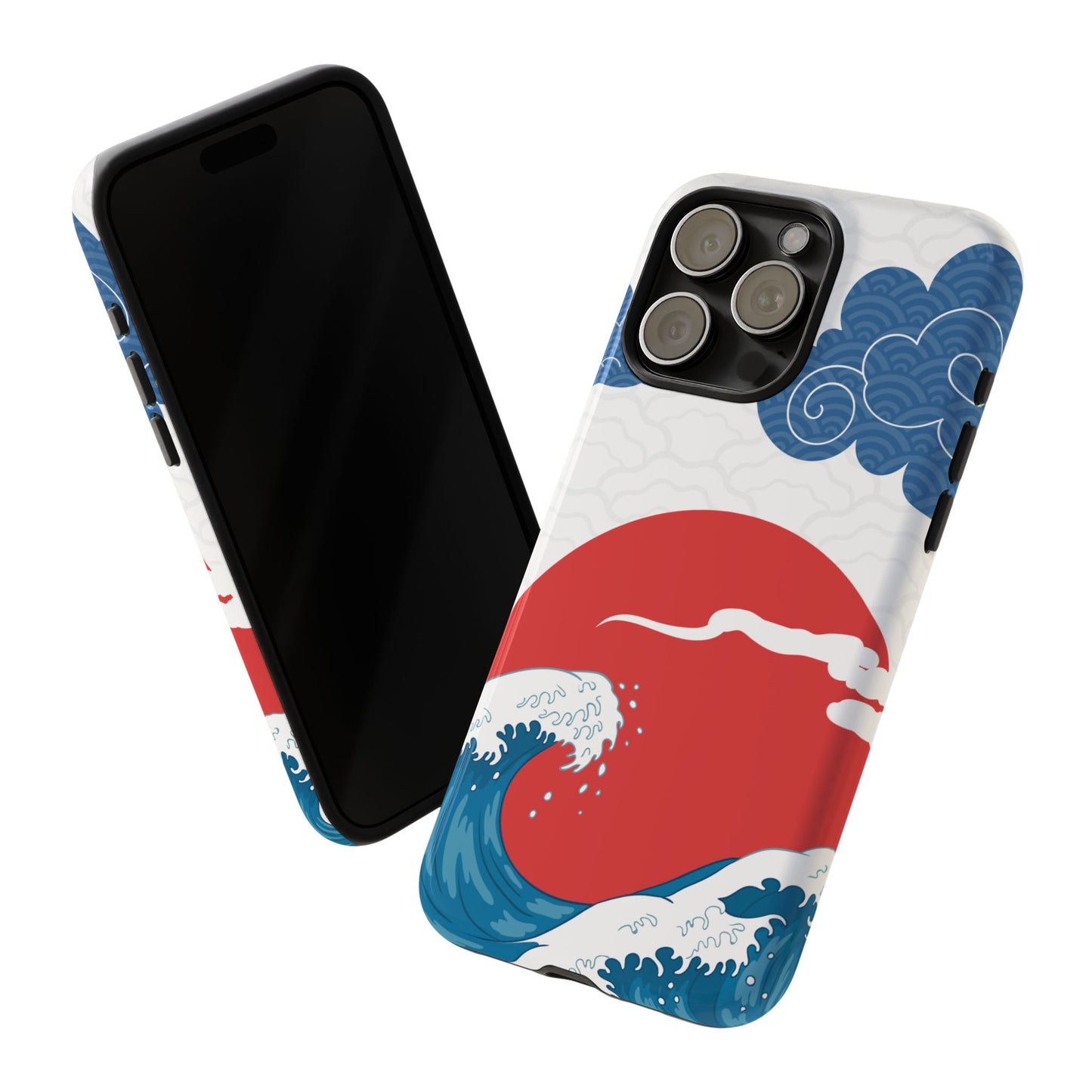 Japanese Wave Phone Case - Tough & Stylish Protection