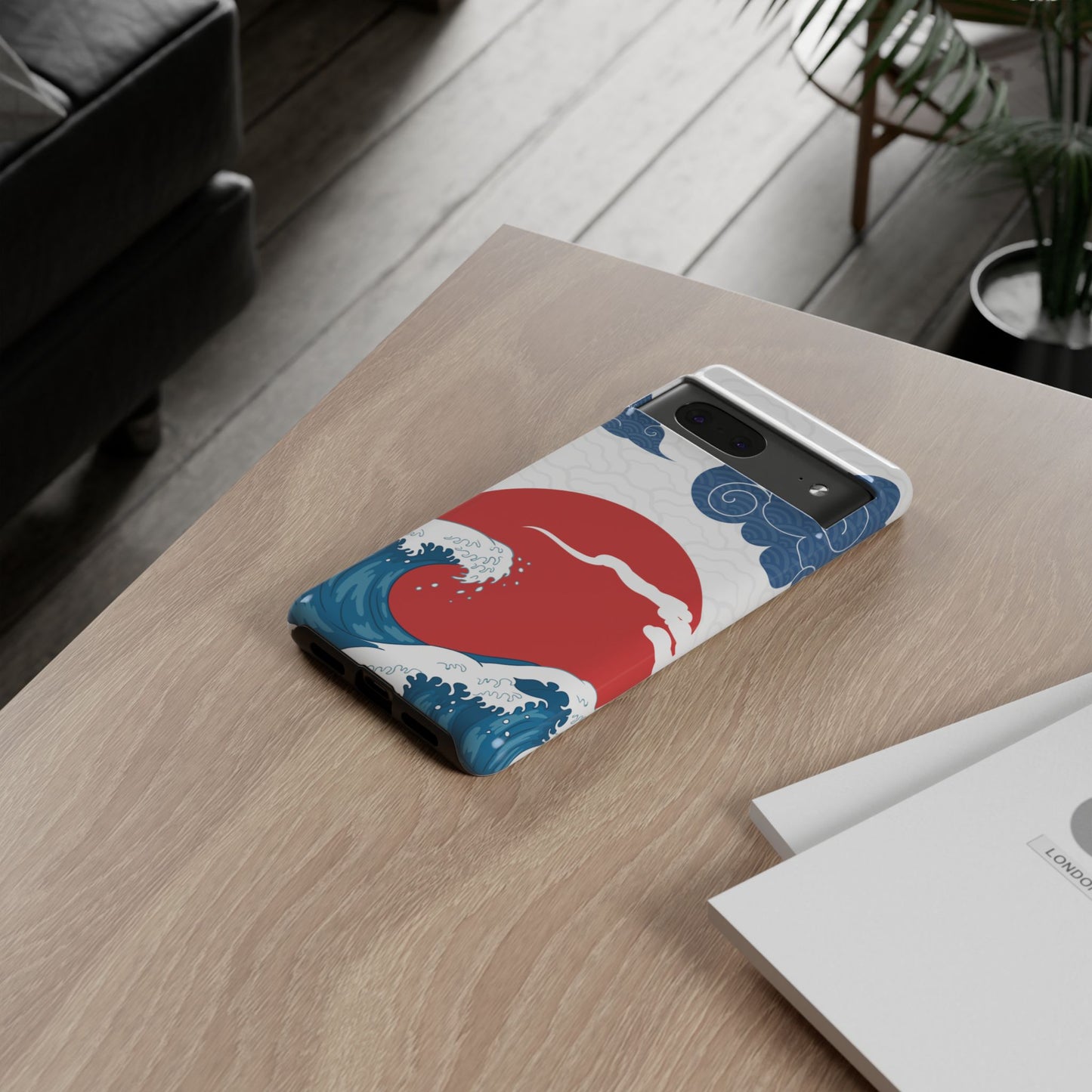 Japanese Wave Phone Case - Tough & Stylish Protection