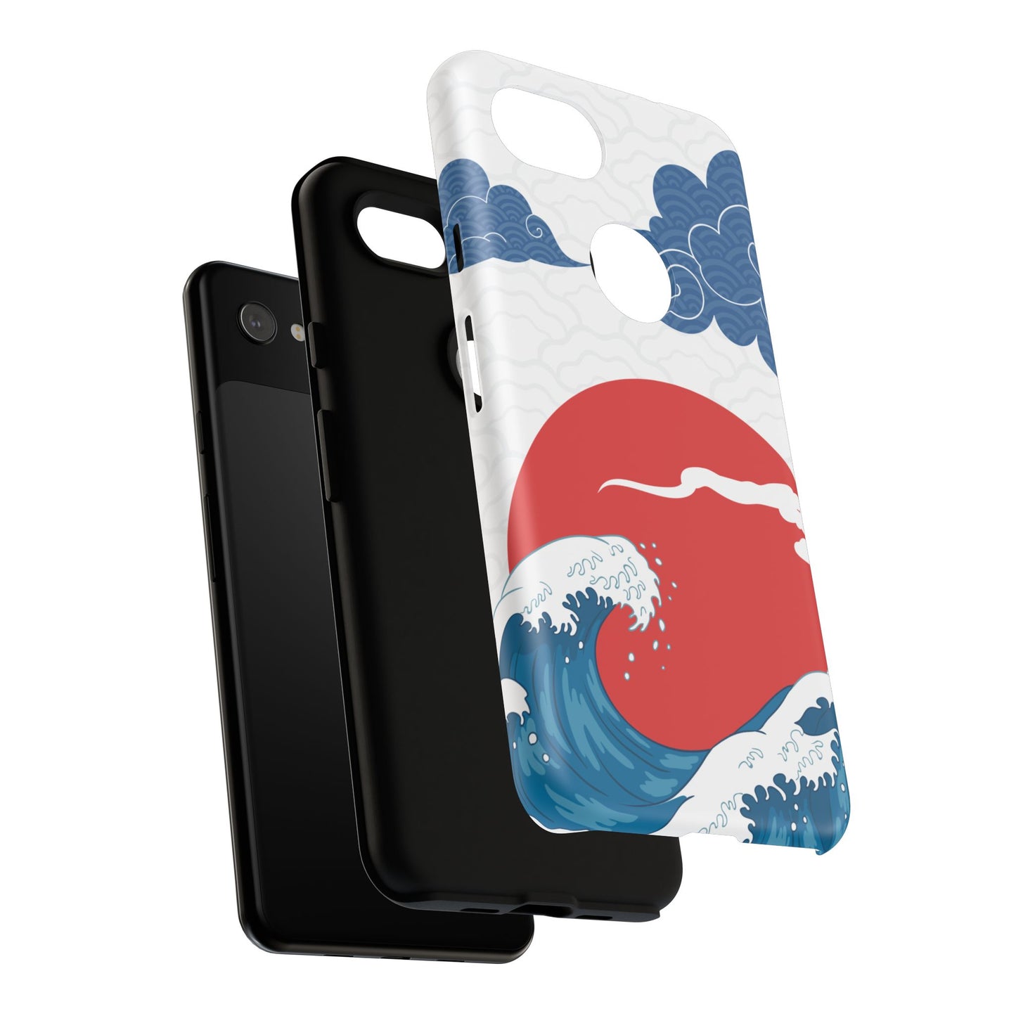 Japanese Wave Phone Case - Tough & Stylish Protection