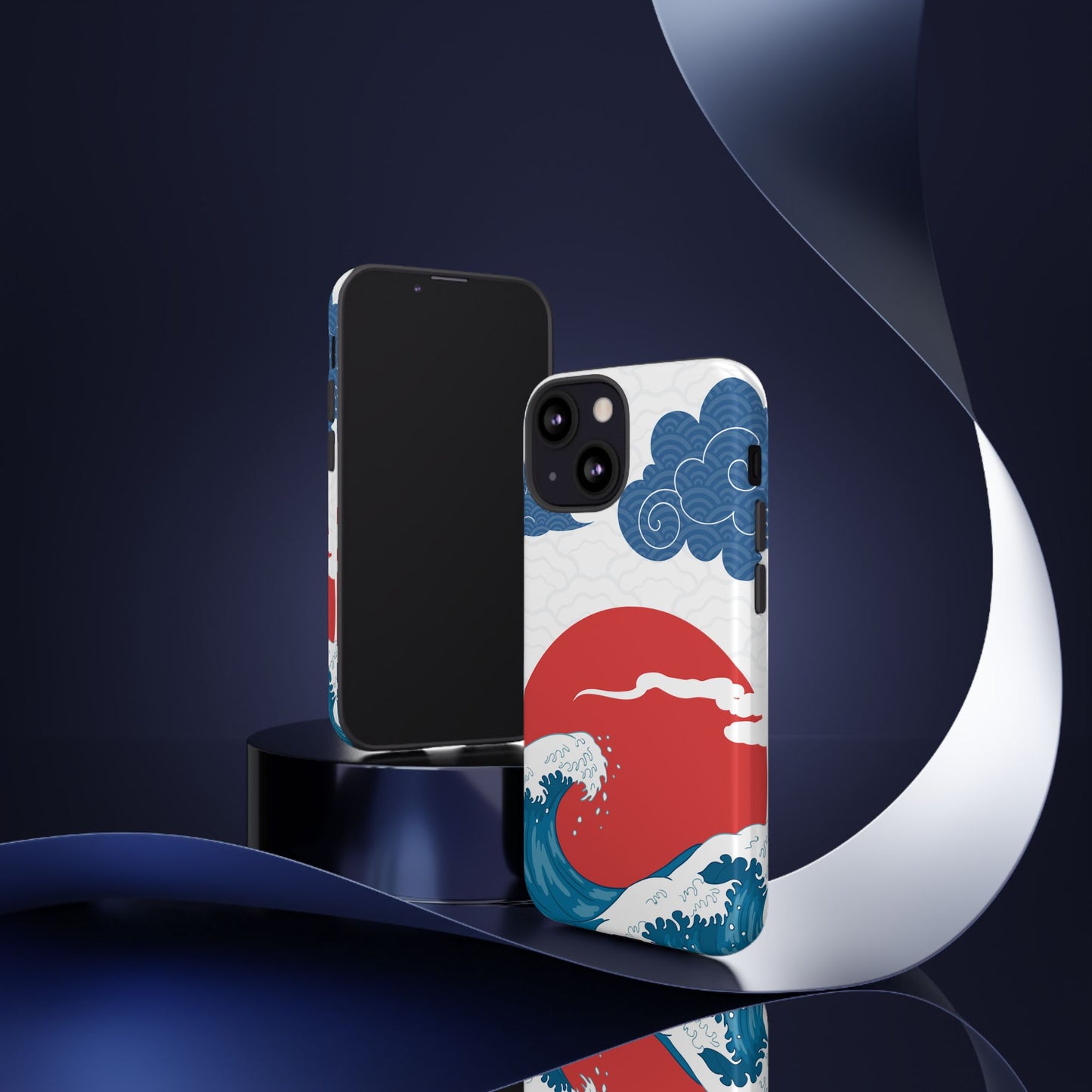 Japanese Wave Phone Case - Tough & Stylish Protection