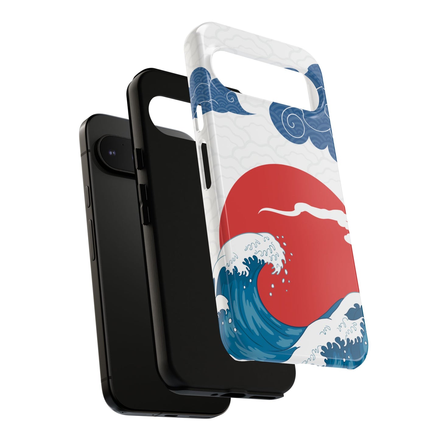 Japanese Wave Phone Case - Tough & Stylish Protection