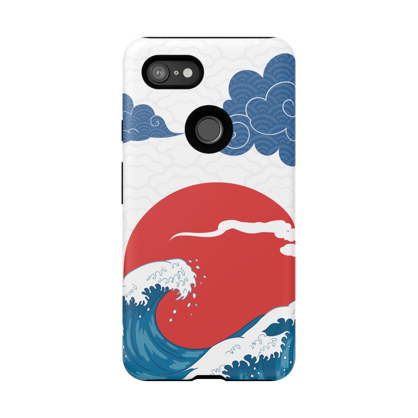 Japanese Wave Phone Case - Tough & Stylish Protection