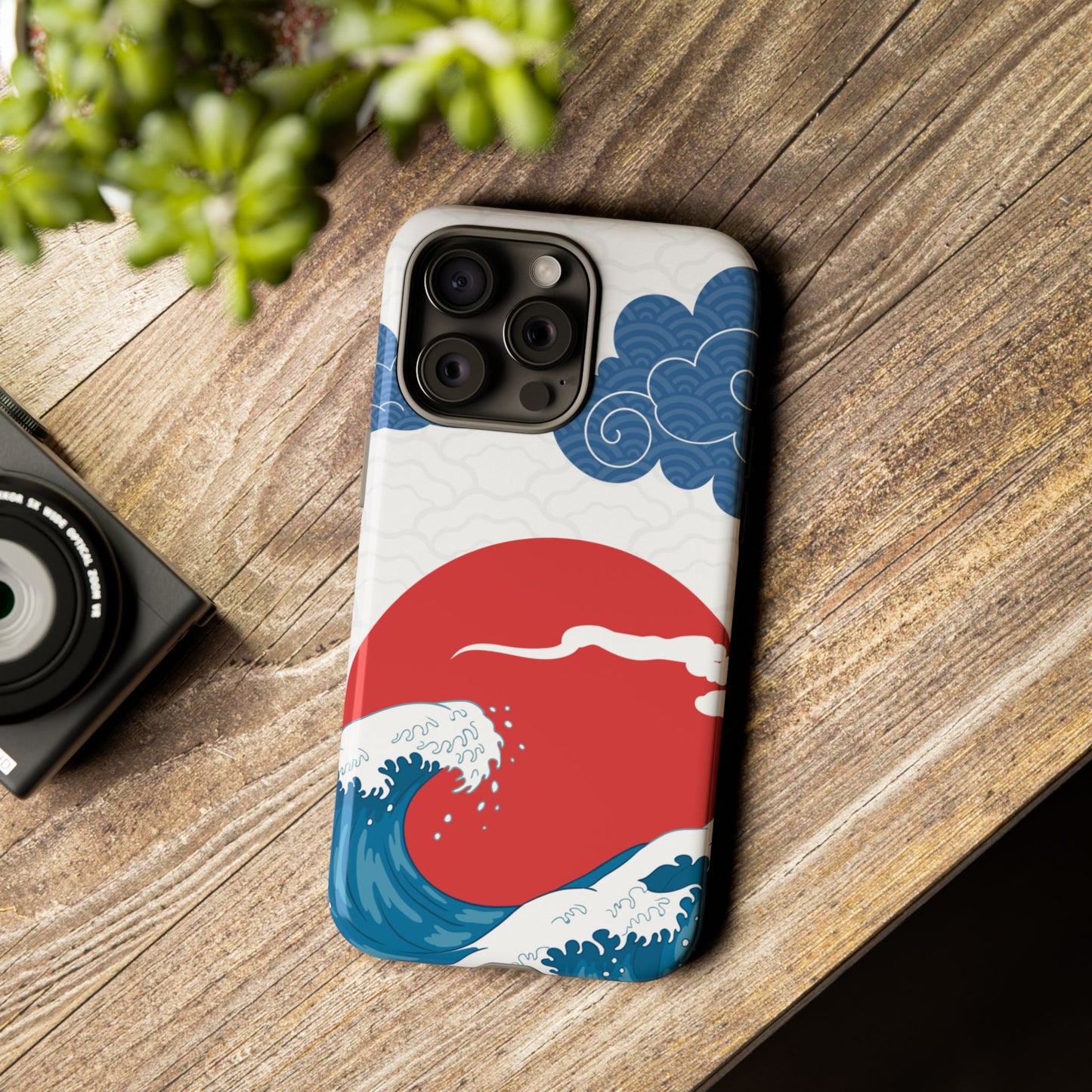 Japanese Wave Phone Case - Tough & Stylish Protection