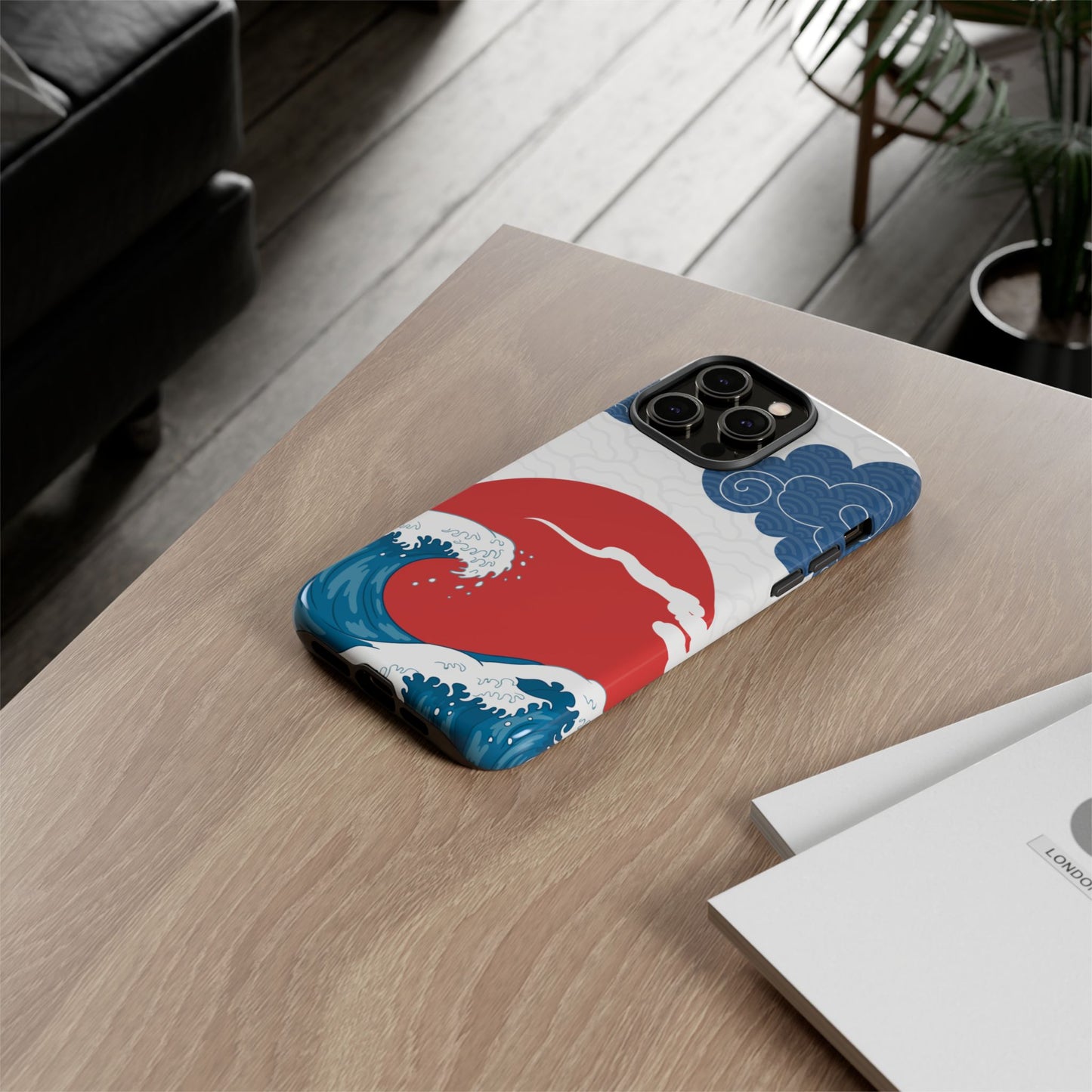 Japanese Wave Phone Case - Tough & Stylish Protection