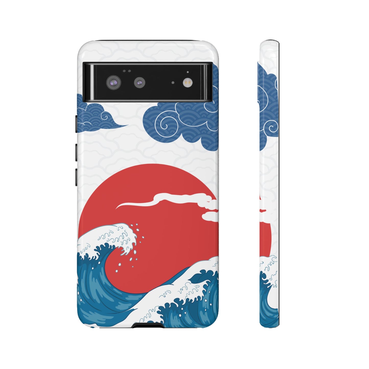 Japanese Wave Phone Case - Tough & Stylish Protection